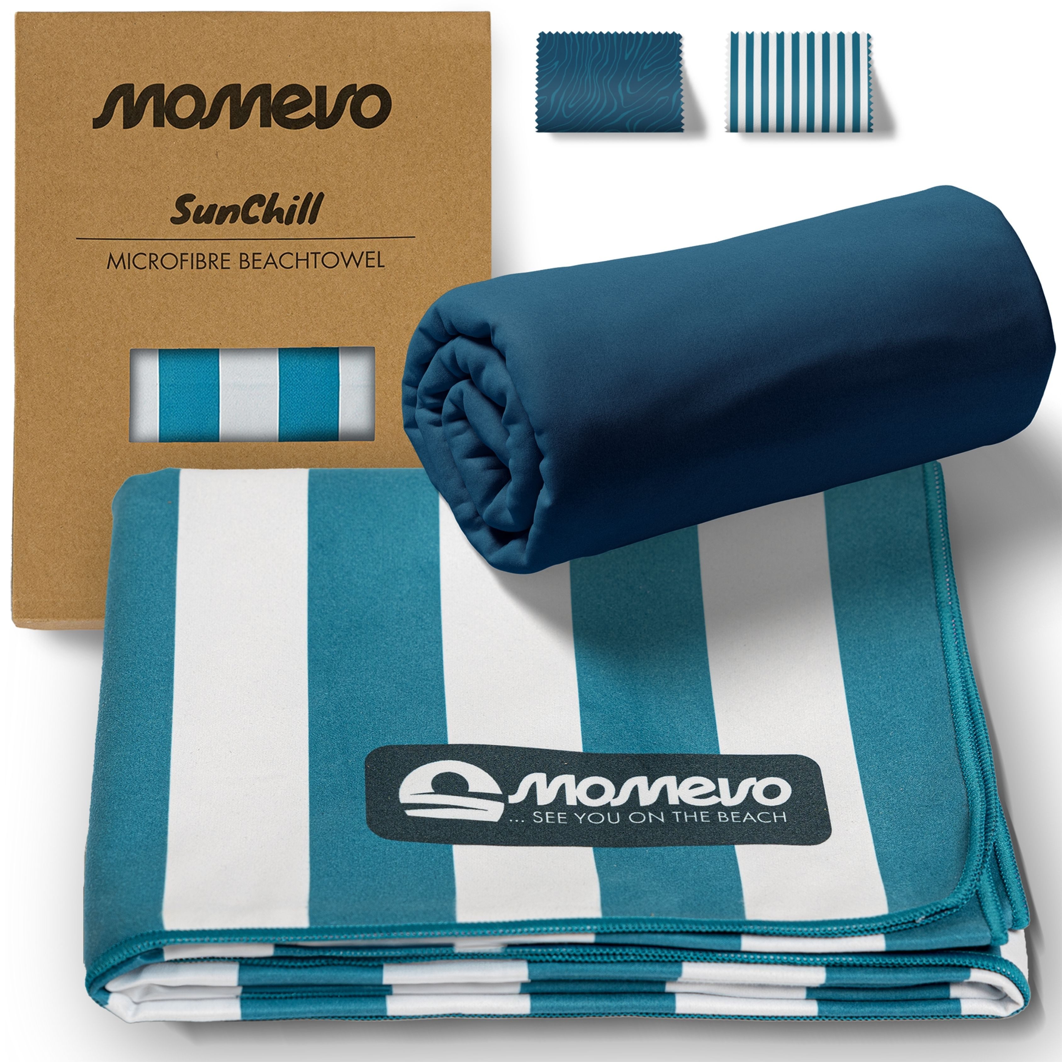 Handtuch Mikrofaser-Handtuch SunChill 80 × 160 cm für Reisen und Sport