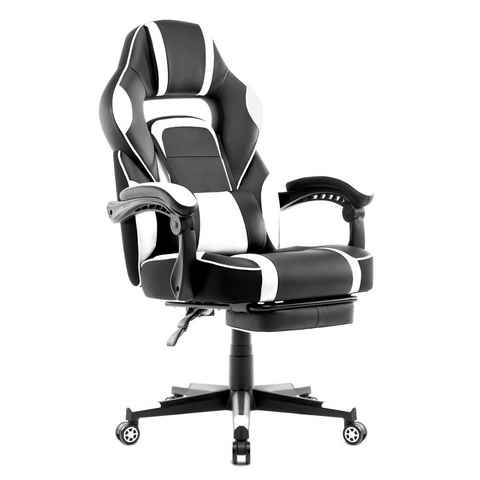 Intimate WM Heart Gaming-Stuhl Racing Stuhl, Bürostuhl, Schreibtischstuhl, mit Fußstützen