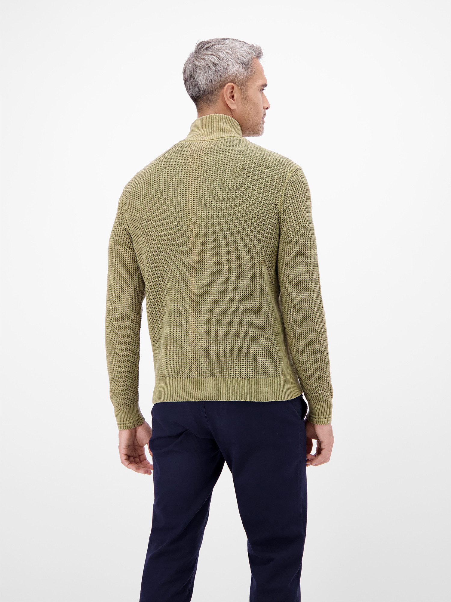 LERROS Strickpullover LERROS Herren Troyer in Strukturqualität günstig online kaufen
