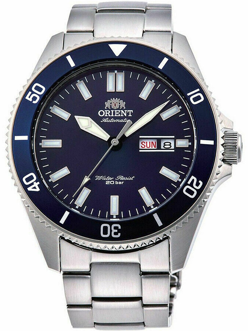 Automatikuhr Orient RA-AA0009L19B Mako III Automatik Herrenuhr 44mm 20ATM Orient RA-AA0009L19B Mako III Automatik Herrenuhr 44mm 20ATM