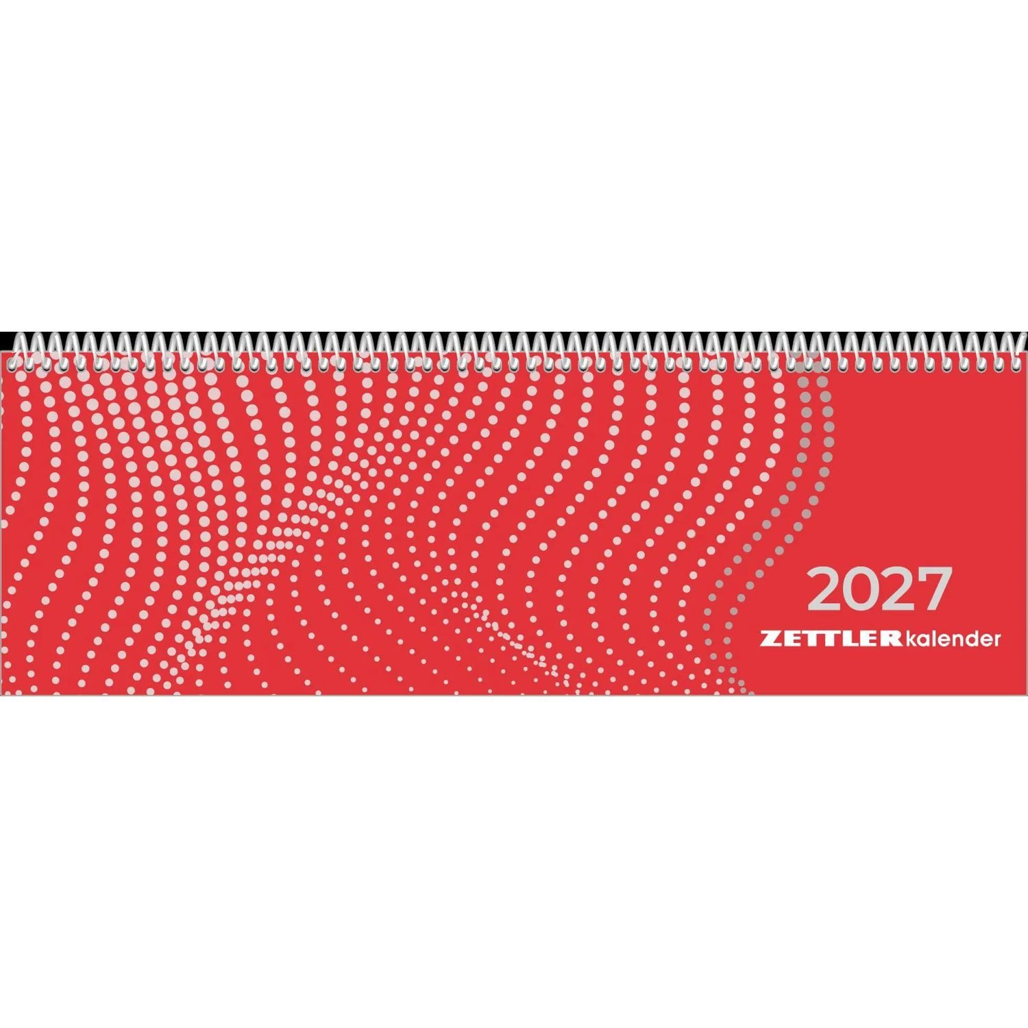 NEUMANN Querkalender Tischkalender Classic red 2027