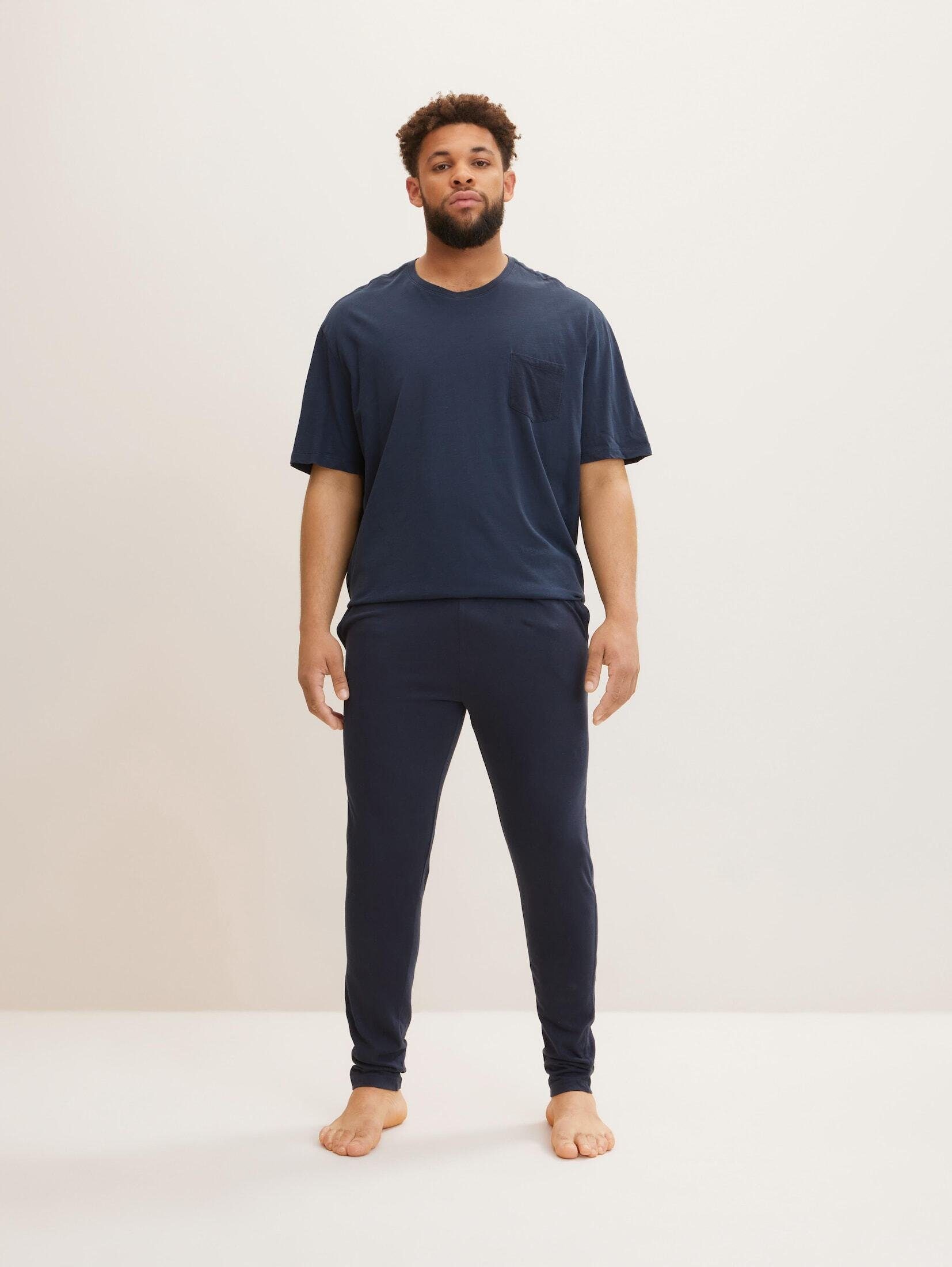 TOM TAILOR Pyjamahose Pyjama-Hose aus Baumwolle günstig online kaufen