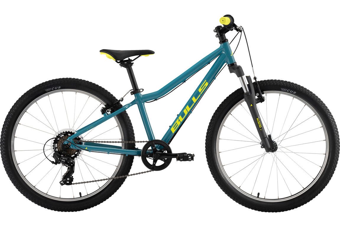 Bulls Kinderfahrrad Bulls Tokee 24'' 7-Gang grün 2026, 7 Gang SHIMANO Tourney RD-TY300, Kettenschaltung