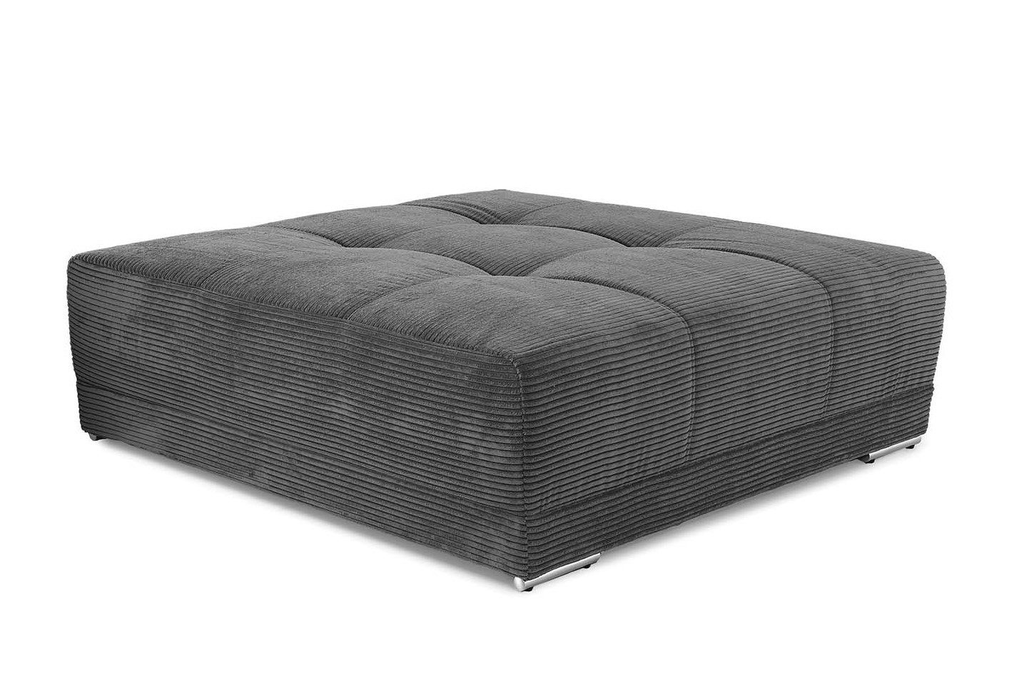 luma-home Polsterhocker 15175 (XXL-Hocker B120/H120/T39 cm mit Federkernpol günstig online kaufen