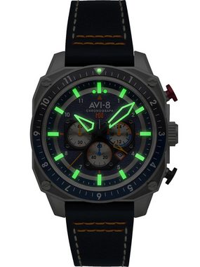 AVI-8 Chronograph AVI-8 AV-4100-02 Herrenuhr Hawker Hunter Dual Time