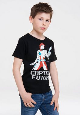 LOGOSHIRT T-Shirt Captain Future mit hochwertigem Siebdruck