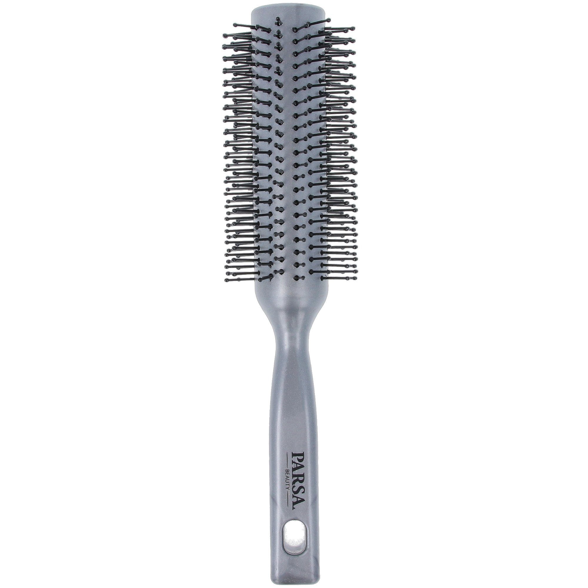 PARSA Beauty Haarbürste Volumenbürste Kunststoffpins Rundföhnbürste Unicolor mit medium