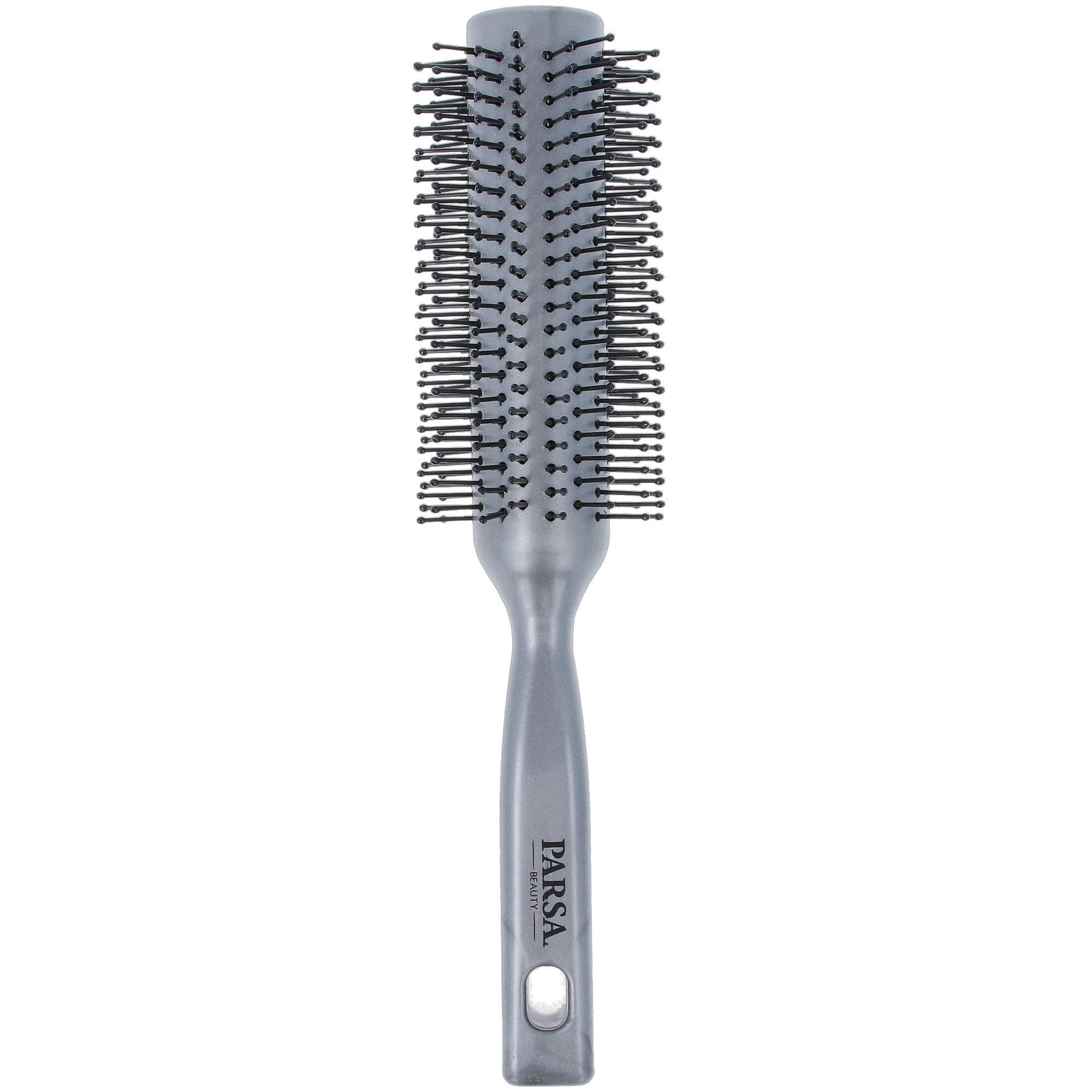 Volumenbürste Rundföhnbürste mit Haarbürste PARSA Kunststoffpins Unicolor Beauty medium