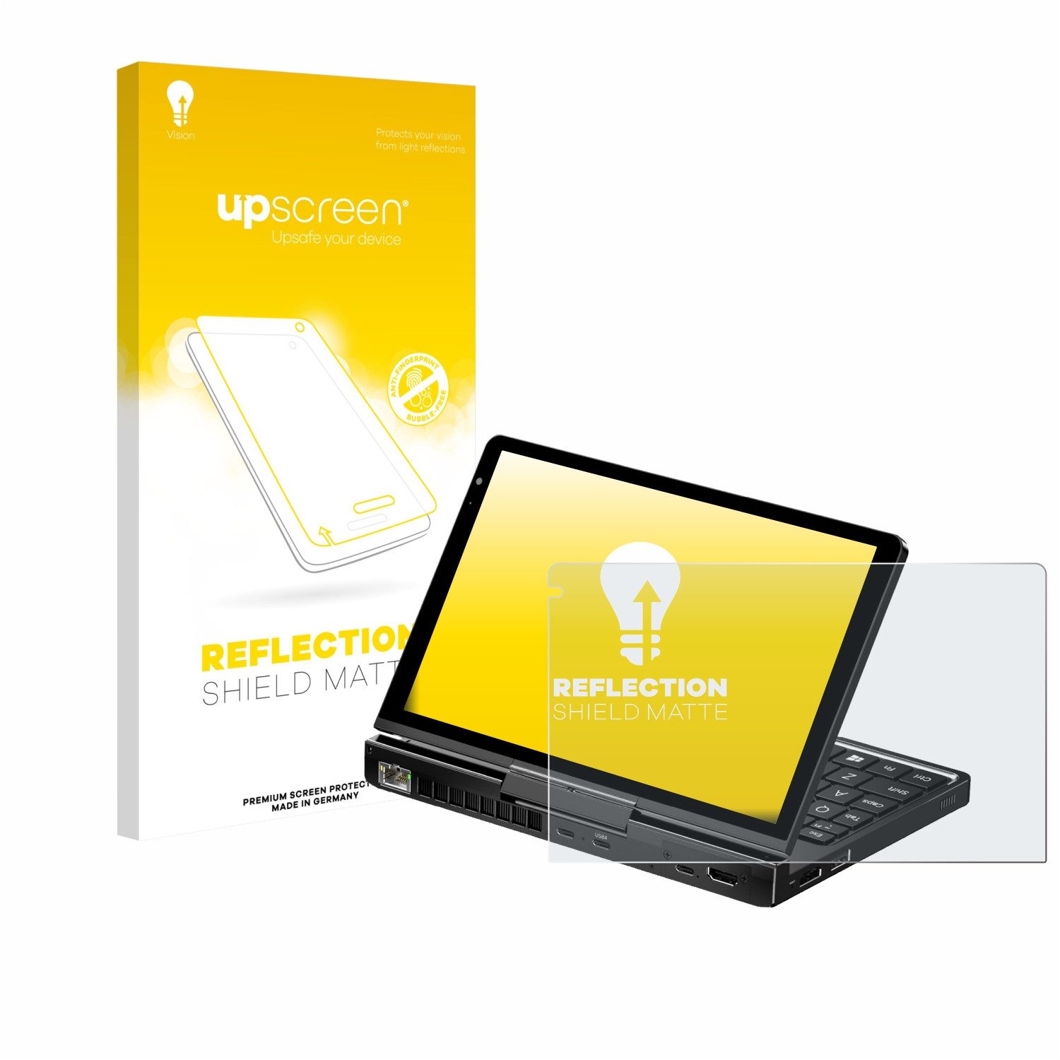 upscreen Displayschutzfolie Schutzfolie für GPD Pocket 4, Displayschutz Schutz Folie Matt Entspiegelungsfolie