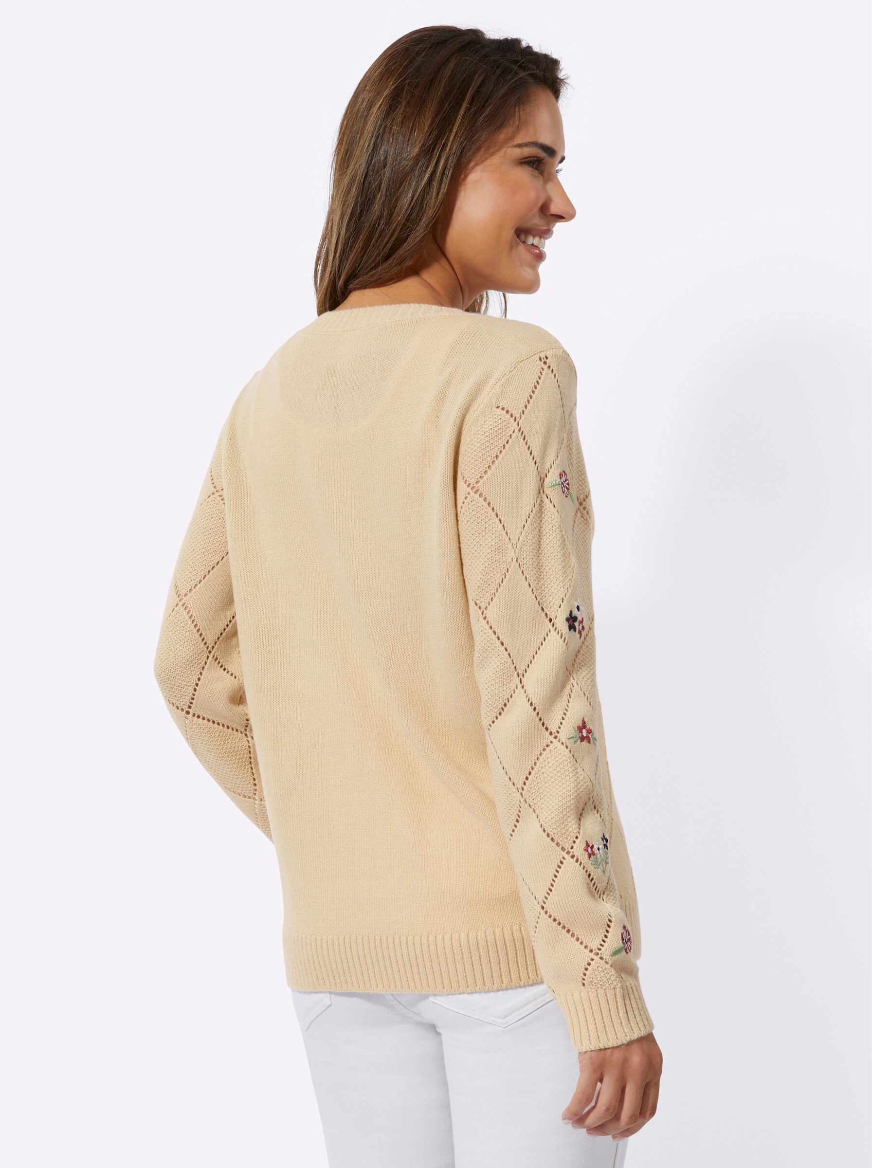 Sieh an! Strickjacke Ajourstrickjacke . günstig online kaufen