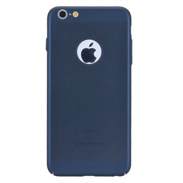 König Design Handyhülle Apple iPhone 8 Plus, Apple iPhone 8 Plus Handyhülle Backcover Blau