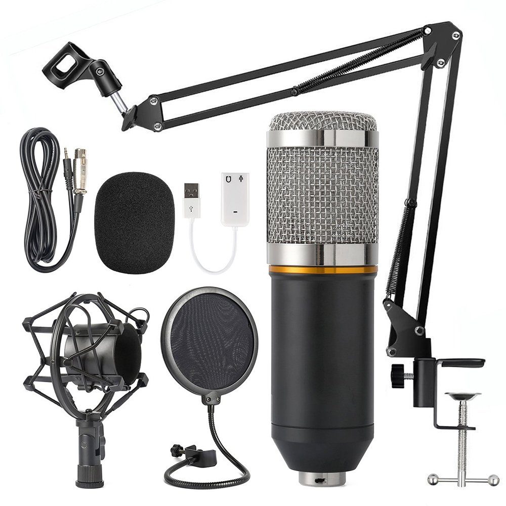 longziming Mikrofon »USB Mikrofon Set, Regler Studio Kondensatormikrofon,  PC Microphone,192KHZ/24BIT & Kopfhöreranschluss für Aufnahme, Meeting,  Podcasting, Streaming, Gaming Mic« online kaufen | OTTO