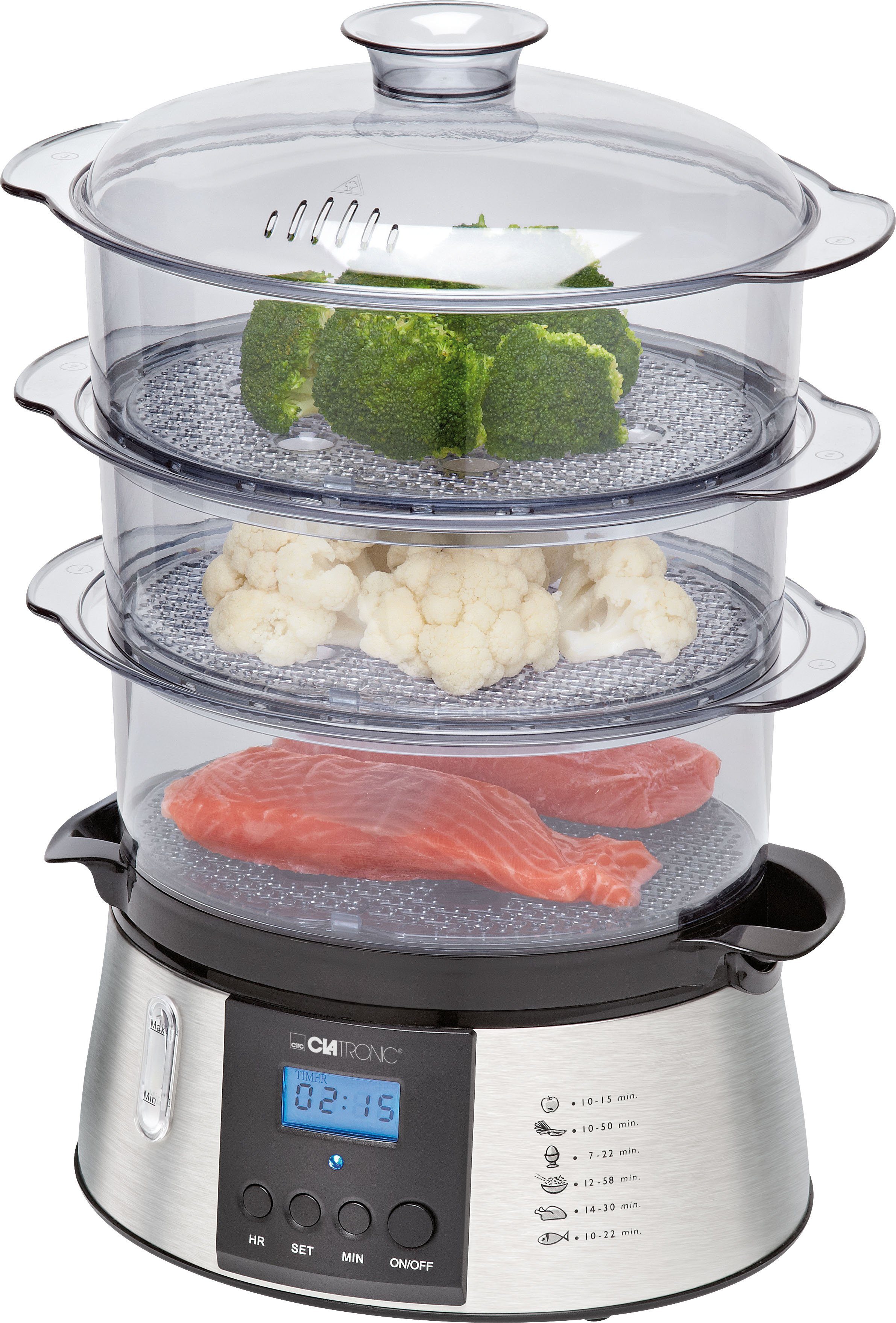 CLATRONIC Пароварки DG 3547 inox, 800 W