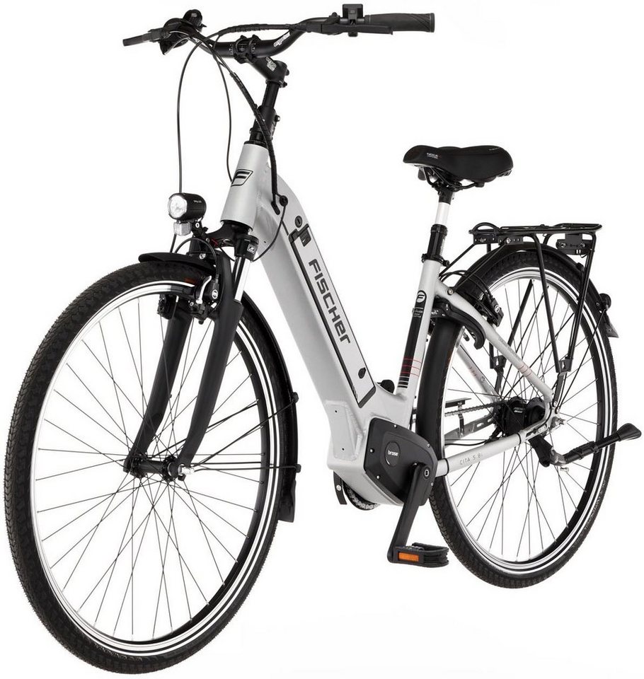 FISCHER Fahrrad E-Bike CITA 5.0i - Sondermodell 504 44, 7 Gang Shimano  NEXUS Schaltwerk, Mittelmotor, 504 Wh Akku, Reifen mit Pannenschutz