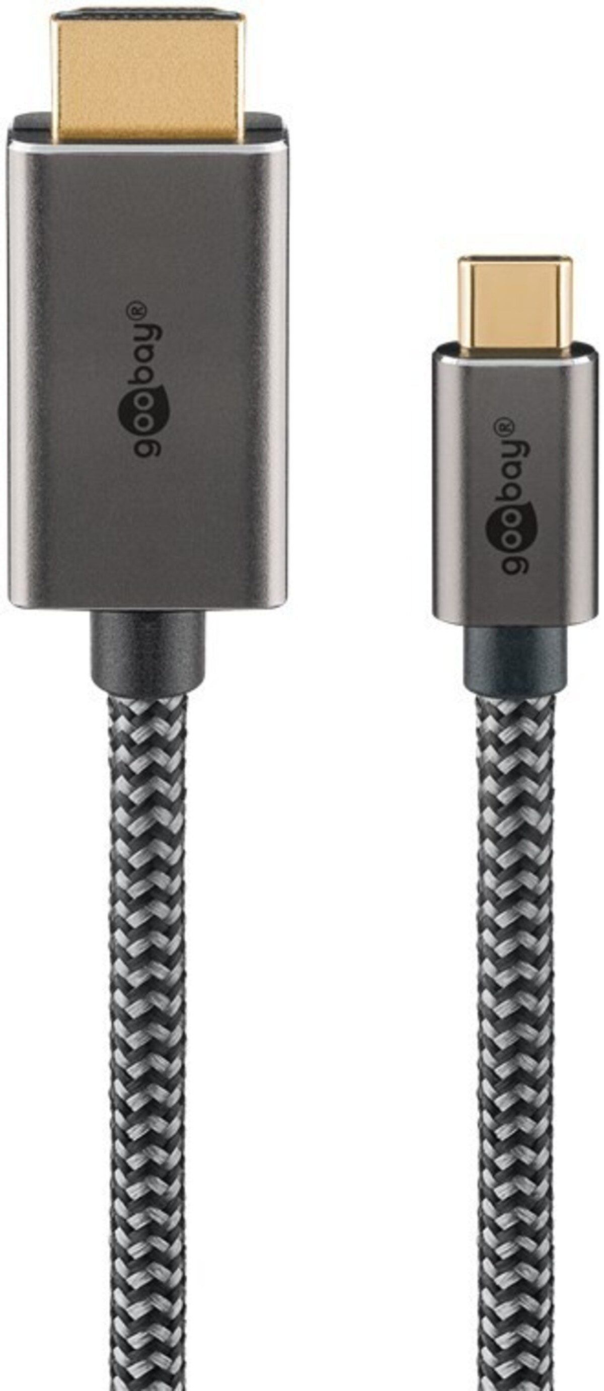 Goobay Goobay USB-C>HDMI-Textilkabel 75700 Computer-Kabel
