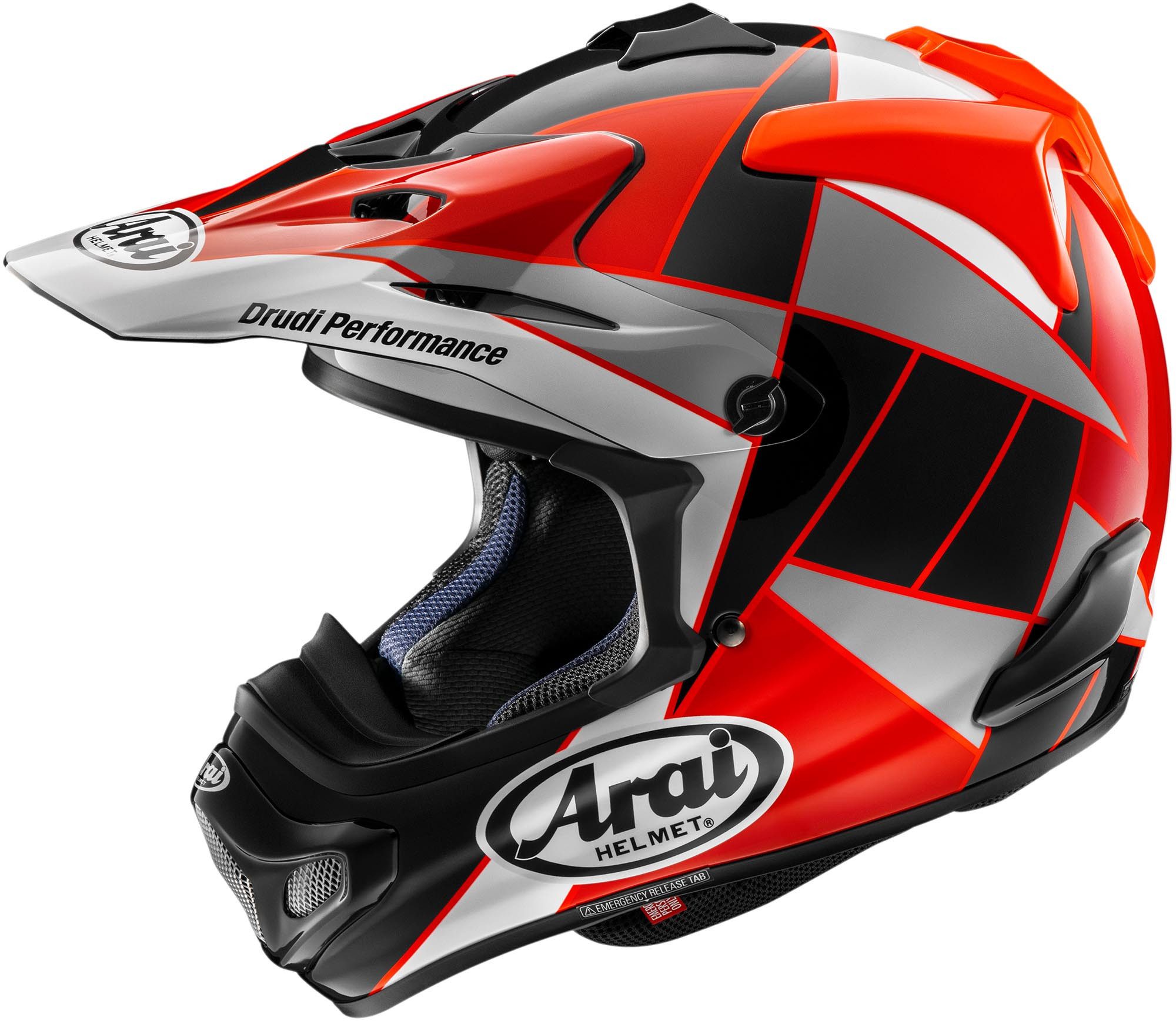 Arai Motocrosshelm MX-V Evo Peak Motocross Helm, Bluetooth, Waschbar