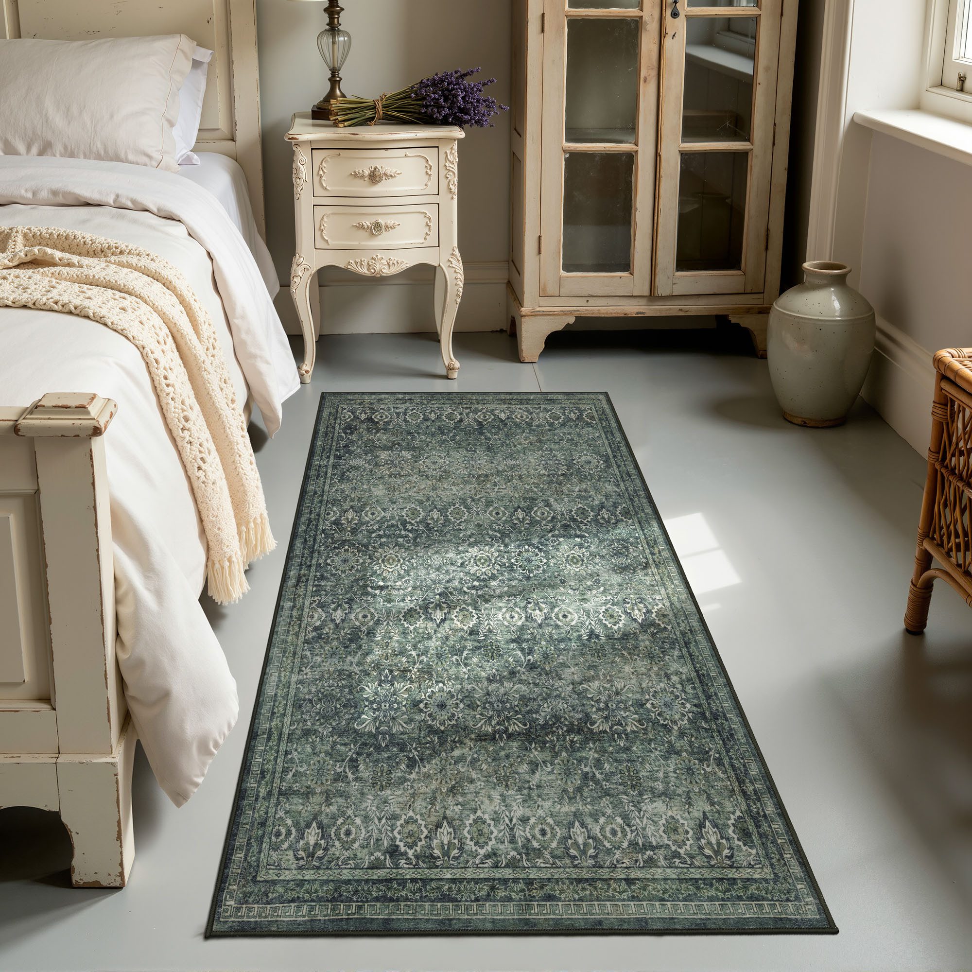Carpettex Designteppich Vintage Orientalisch Design, Läufer, Höhe: 3 mm, Polyester
