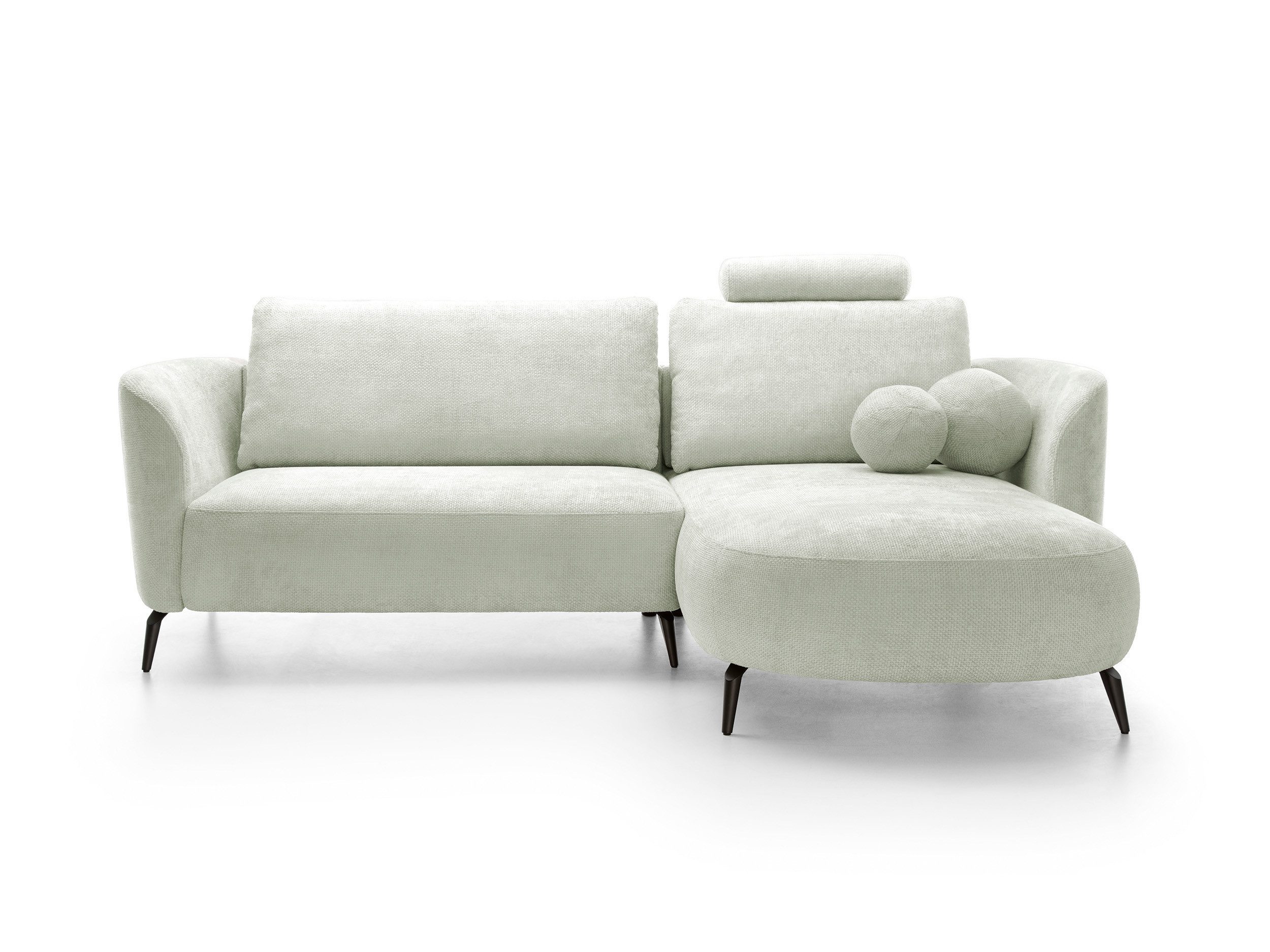 Goldstoff Ecksofa Zenit – L-Form Sofa günstig online kaufen