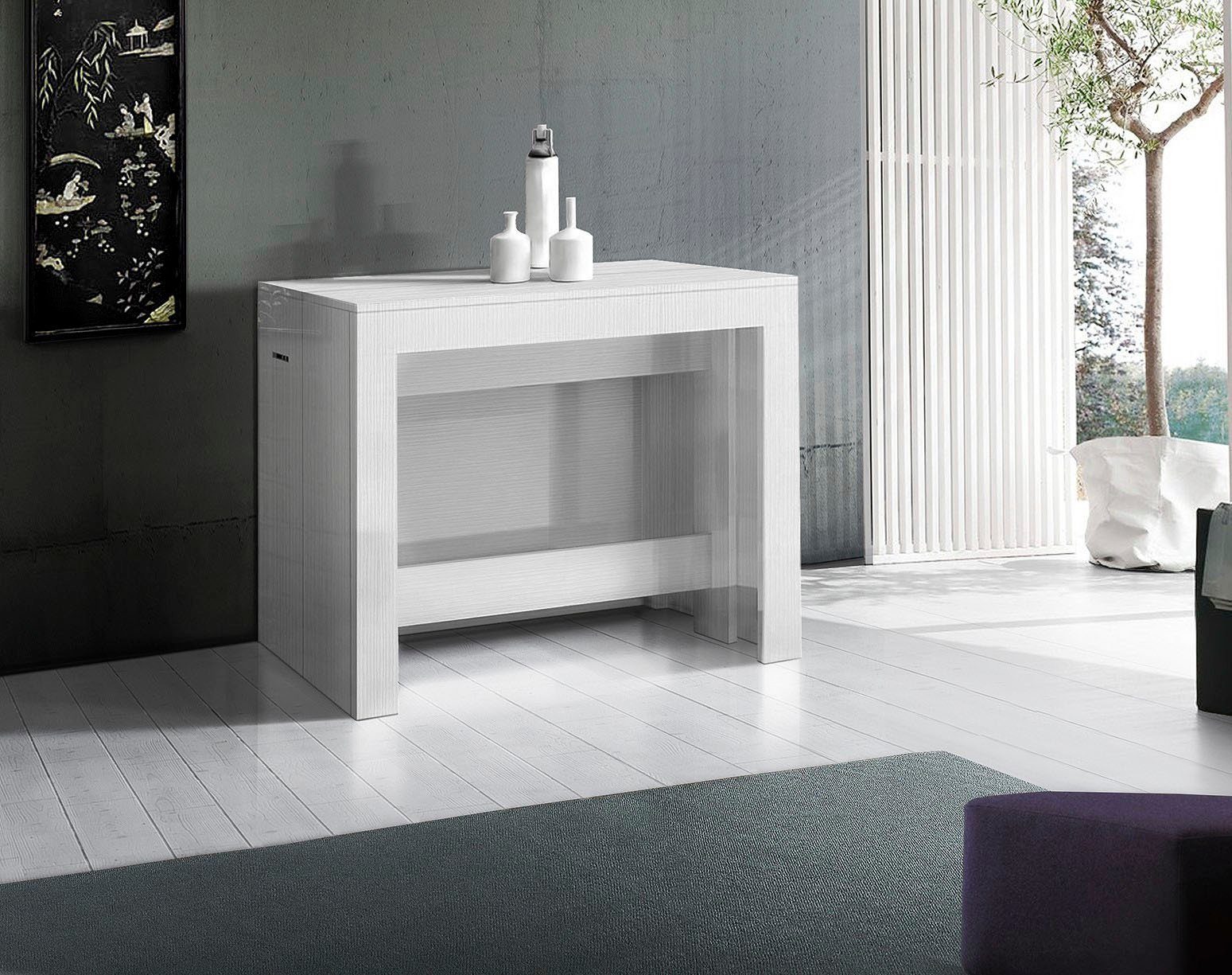 Home affaire Esstisch Praktika, Küchentisch, Wohnzimmertisch, Speisetisch, mit Auszugsfunktion, ausziehbar von 50 cm auf 300 cm