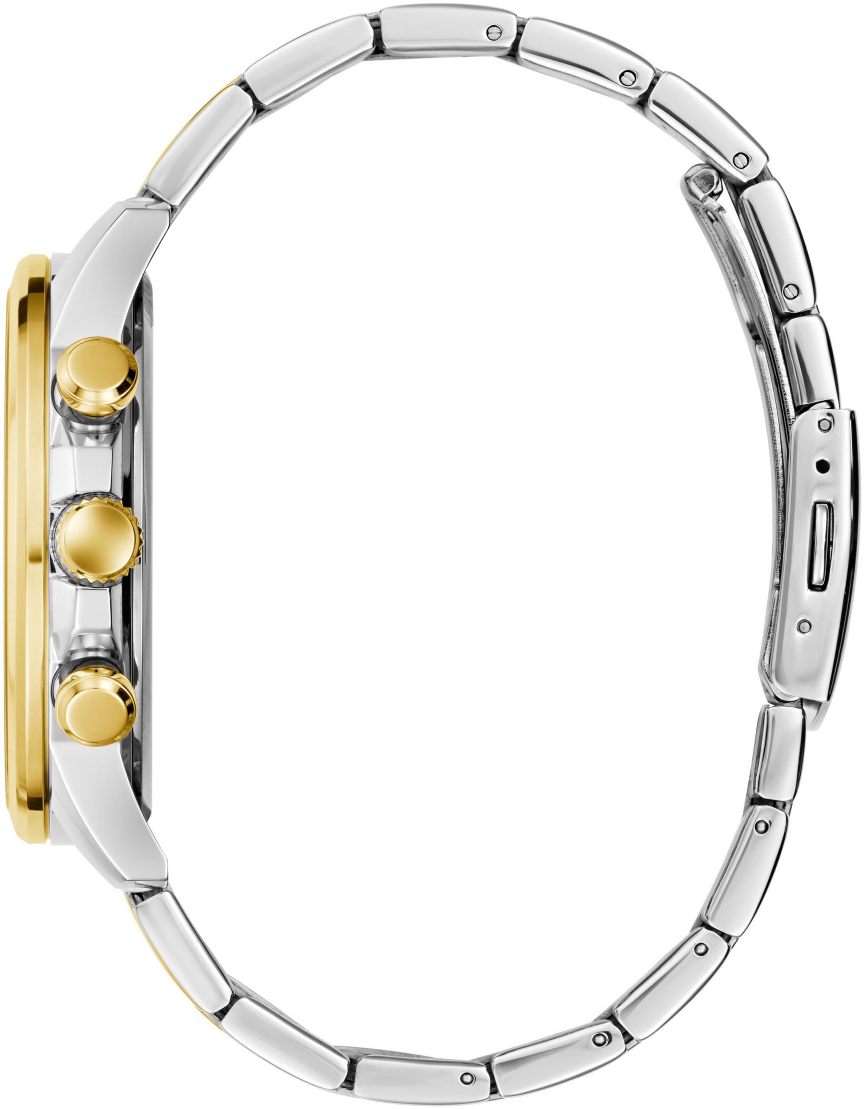 Guess Multifunktionsuhr WALKER GW0900G5, Quarzuhr, Armbanduhr, Herrenuhr, Datum, Wochentag, Edelstahlarmband