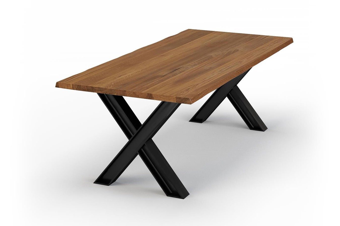 Tischhelden Küchentisch Esstisch Riverside Naturkante 180cm