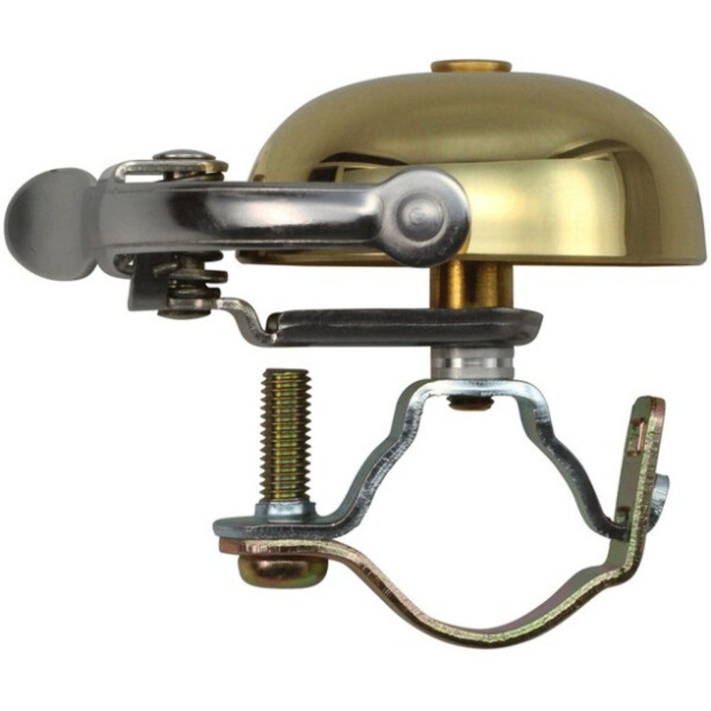 Fahrradklingel Mini Suzu Bell Gold, Steel Band Mount