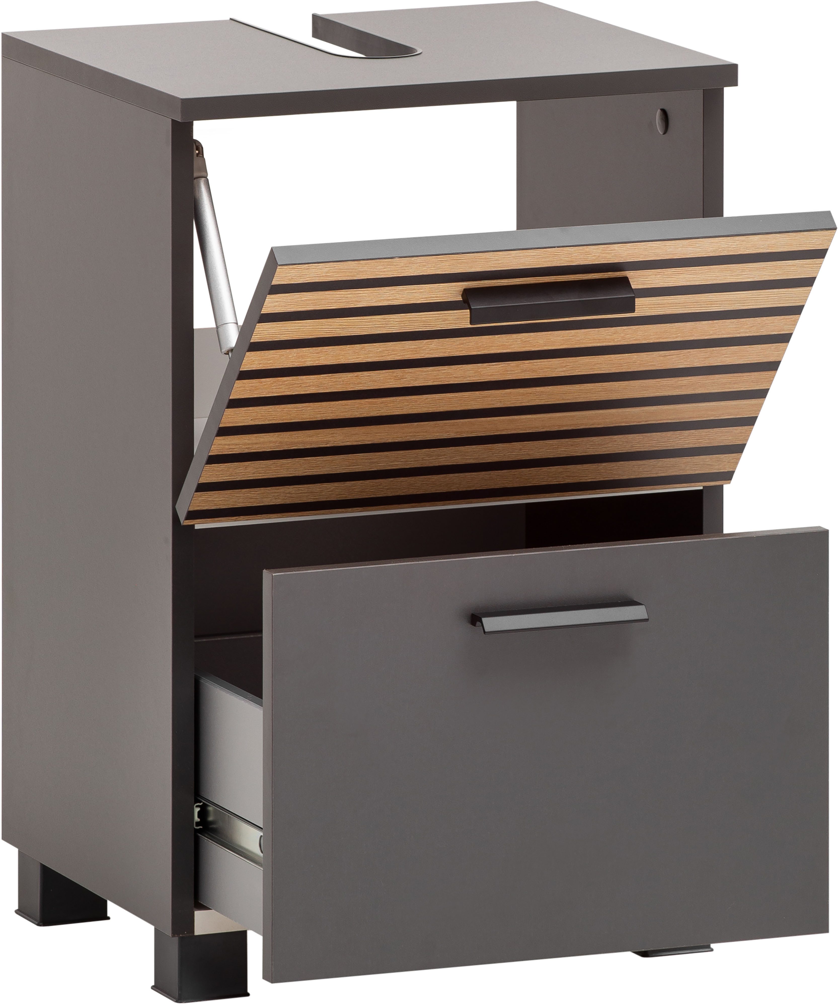 welltime Waschbeckenunterschrank Katta, Waschbeckenunterschrank, Made in Germany, B: 40 cm Solide Verarbeitung - Dieses Produkt ist in Deutschland gefertigt – Bild 3 von 5