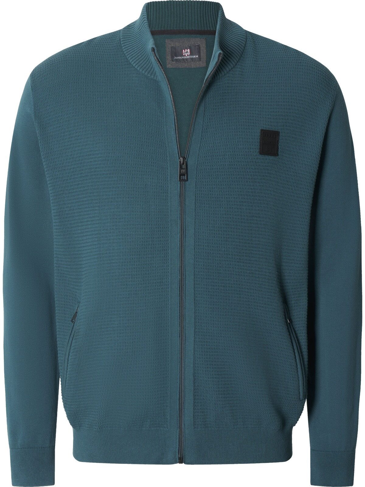 Jan Vanderstorm Strickjacke INGAR mit zwei Leistentaschen