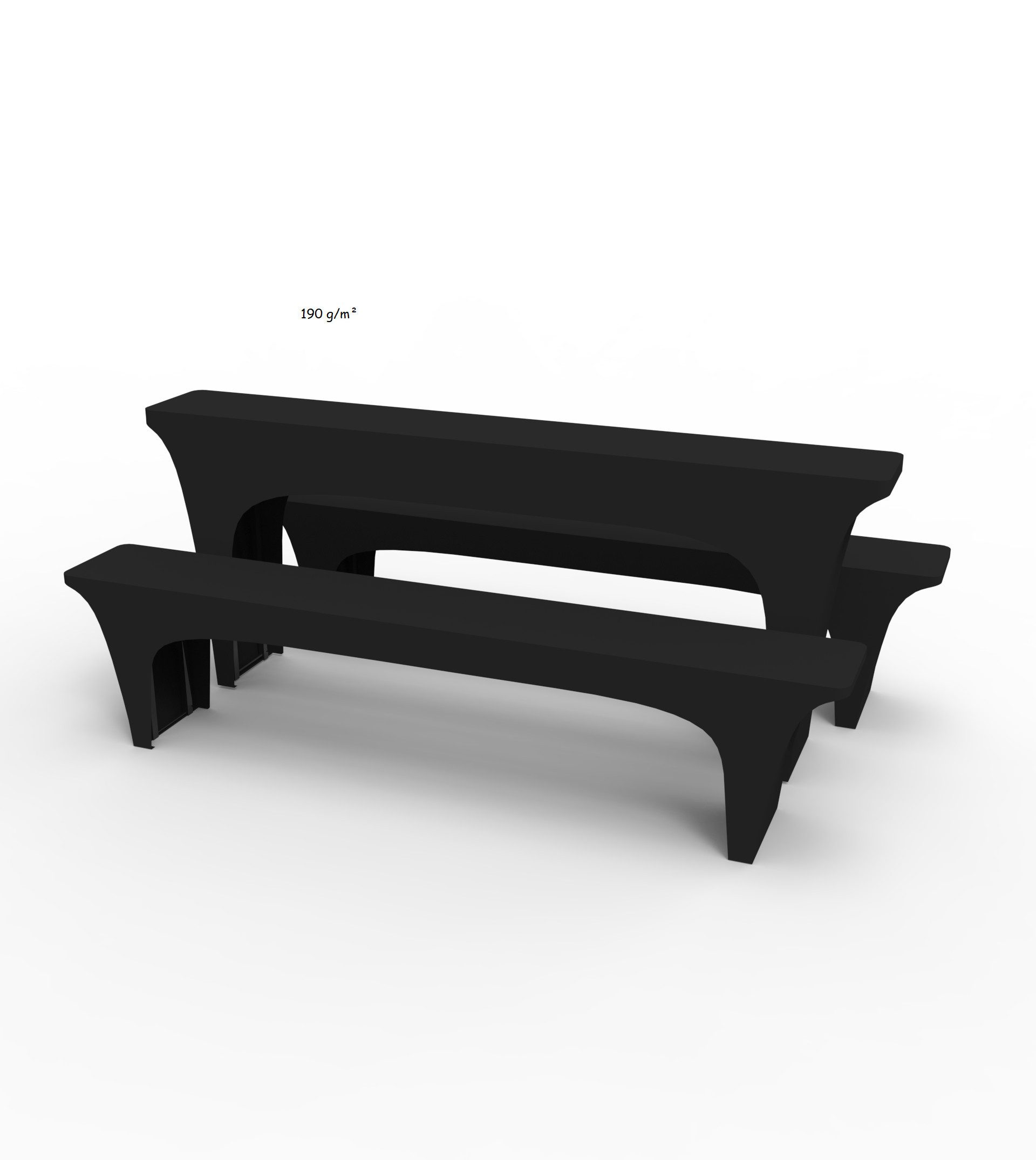 Jirex Trading Company Bierzeltgarnitur Hussen Set 3 tlg. Bierzeltgarnitur S günstig online kaufen