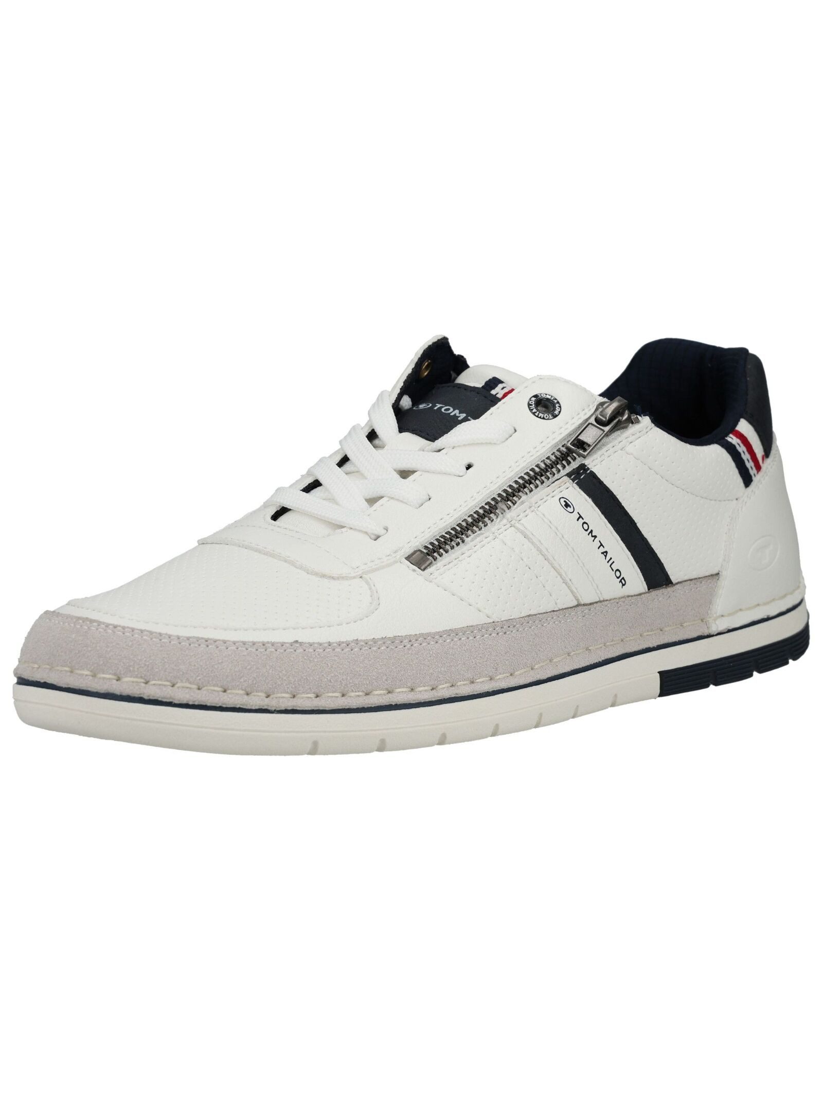 TOM TAILOR Sneaker Lederimitat/Textil . Sneaker (1-tlg)
