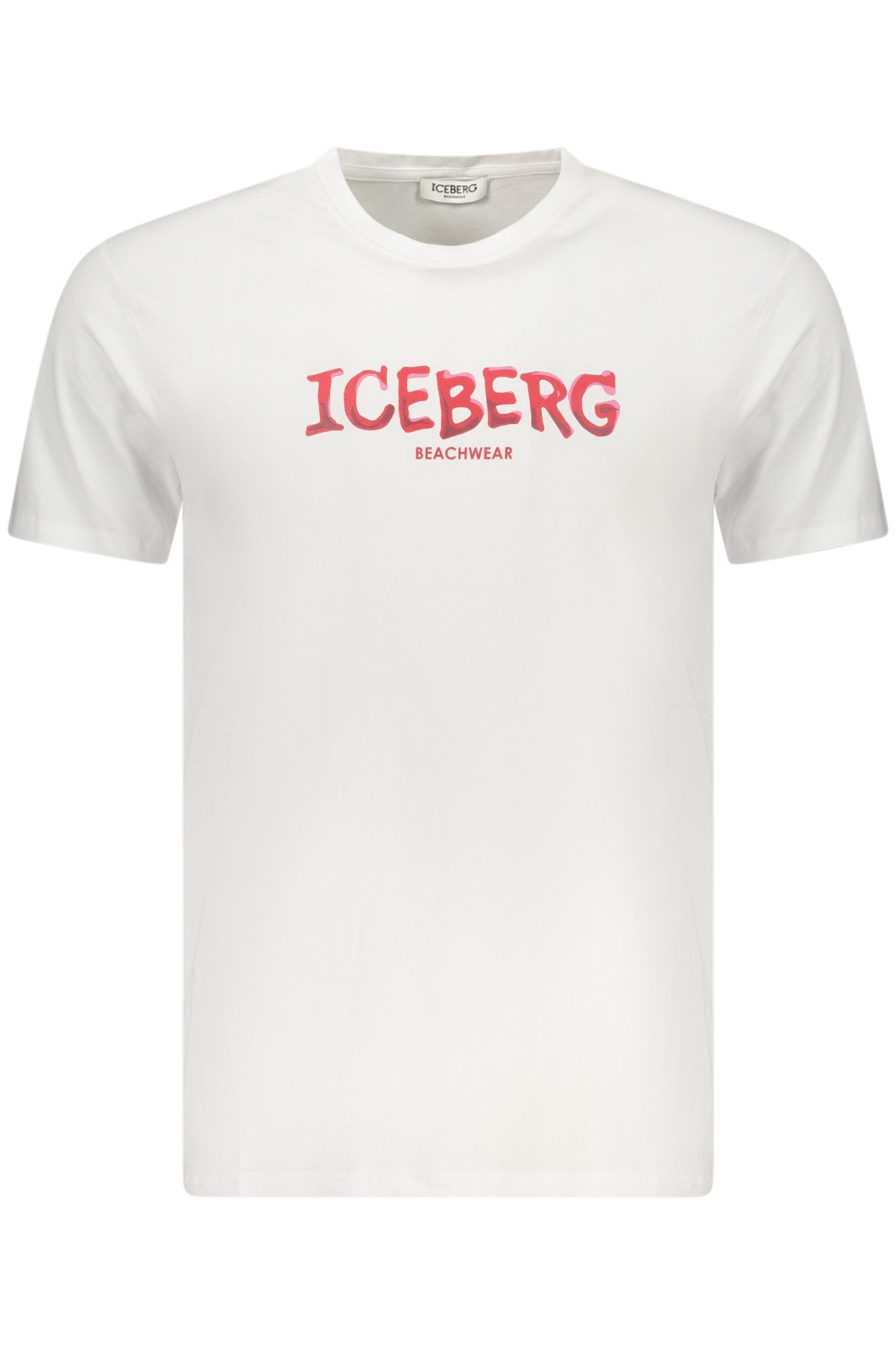 ICEBERG T-Shirt Stylisches Herren-T-Shirt Weiß mit Druck und