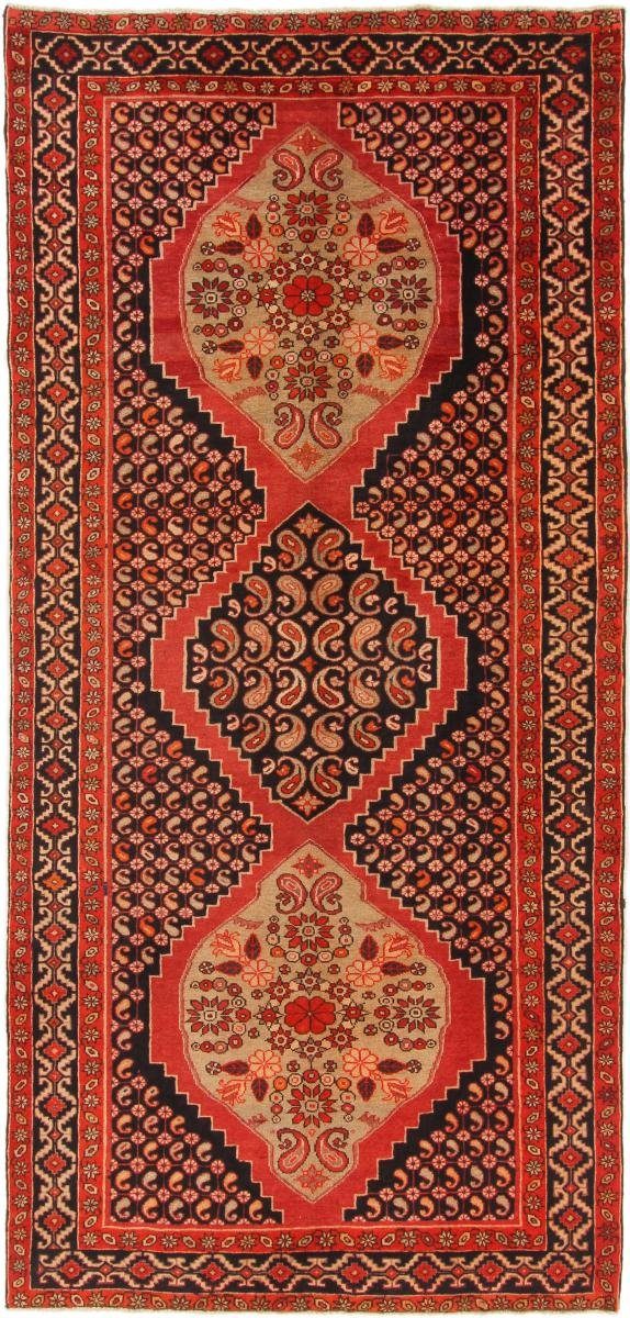 Orientteppich Meschkin 138x306 Handgeknüpfter Orientteppich Höhe: 12 rechteckig, mm Nain Trading, Perserteppich Läufer, 