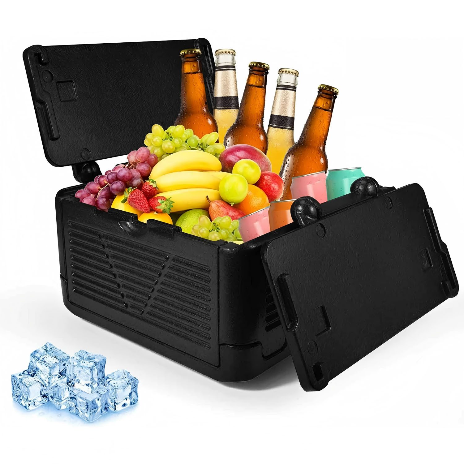 JOYOLEDER Kühlbox Kühlbox aus EPP, 26L Faltbar, Eisgetränke, Bier, Outdoor Thermobox, Thermobehälter, Isolier Klappbox für Camping, Urlaub, Picknicks