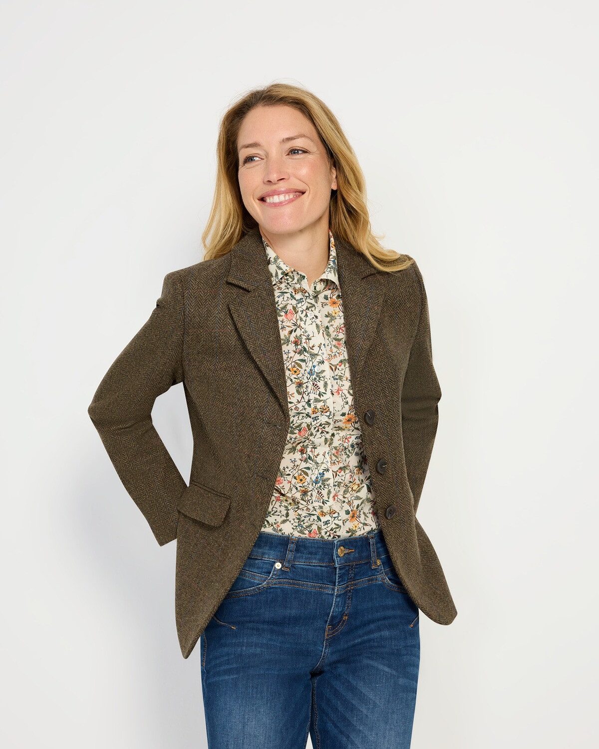 Brigitte von Schönfels Jackenblazer Shetland-Tweed-Blazer – Bild 4 von 5