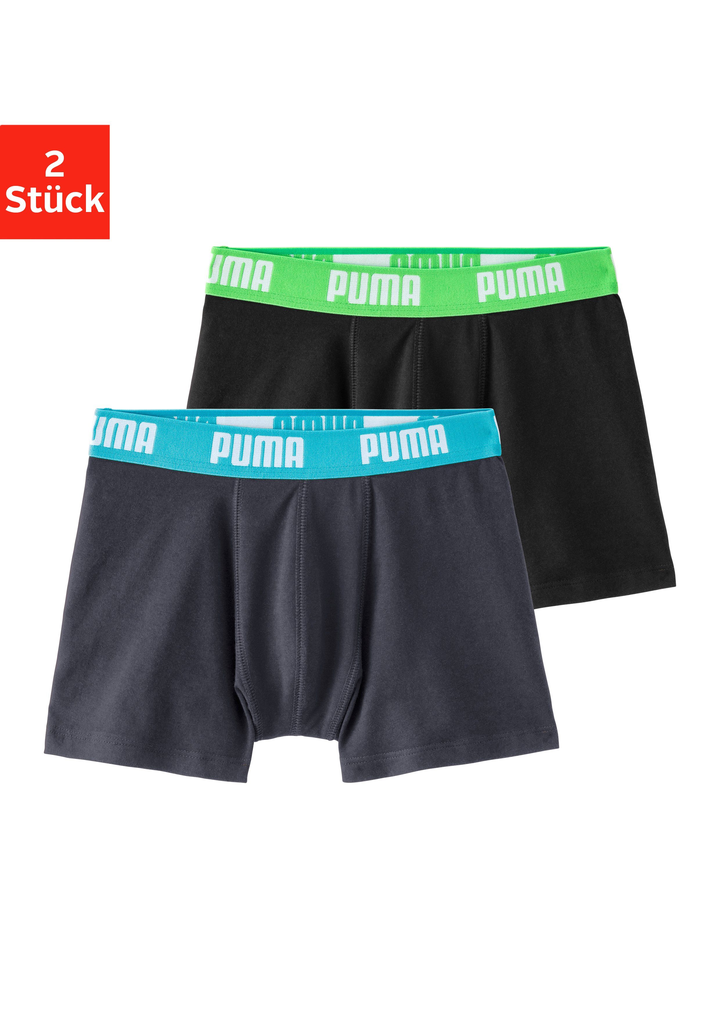 PUMA Boxer (Packung, 2-St) mit Logo Webbund