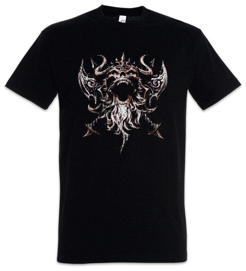 Urban Backwoods Print-Shirt Viking Skull V Herren T-Shirt Runen Walhalla Od günstig online kaufen
