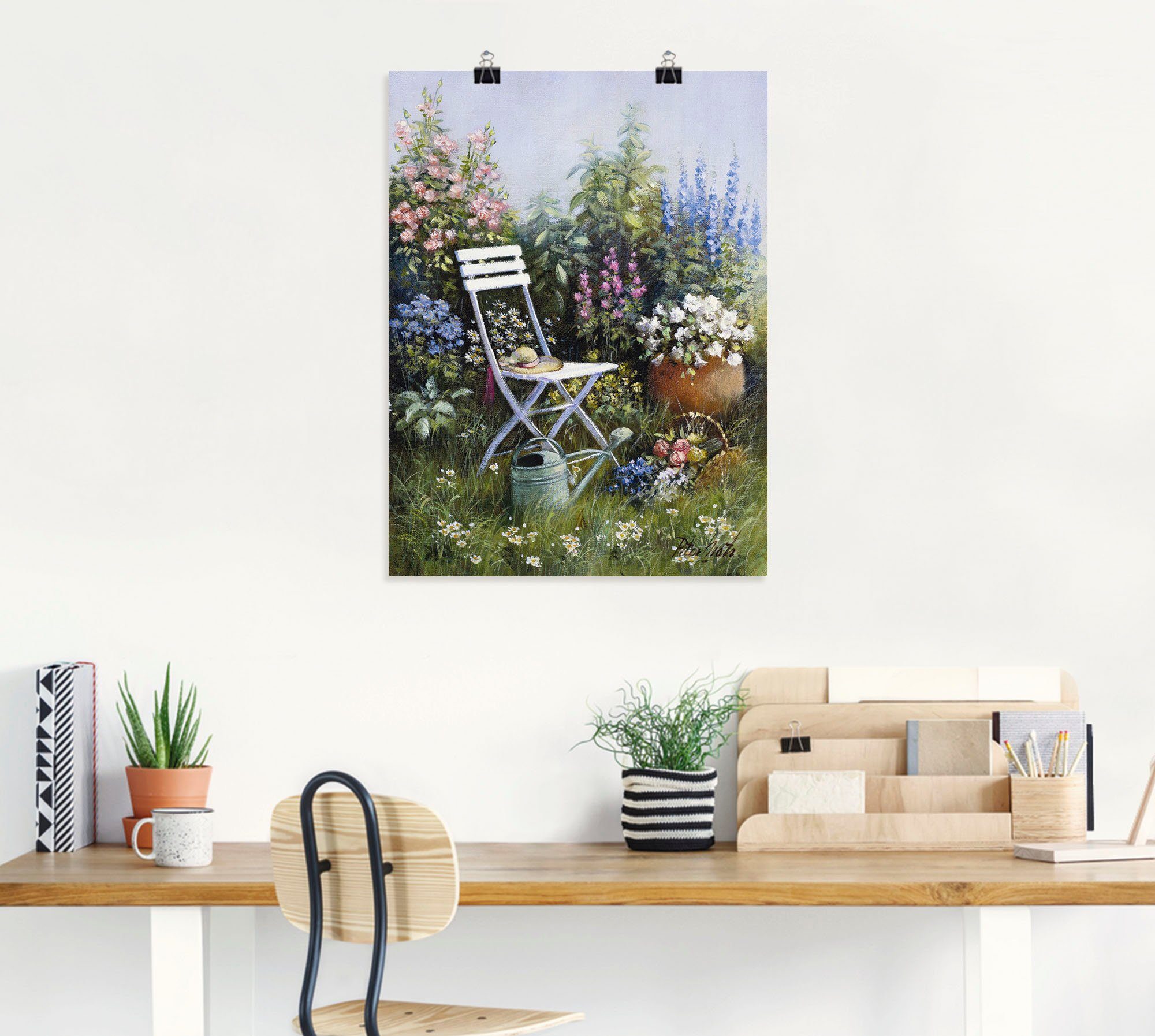 Artland Wandbild Unvergesslich, Garten (1 St), als Leinwandbild, Poster in verschied. Größen