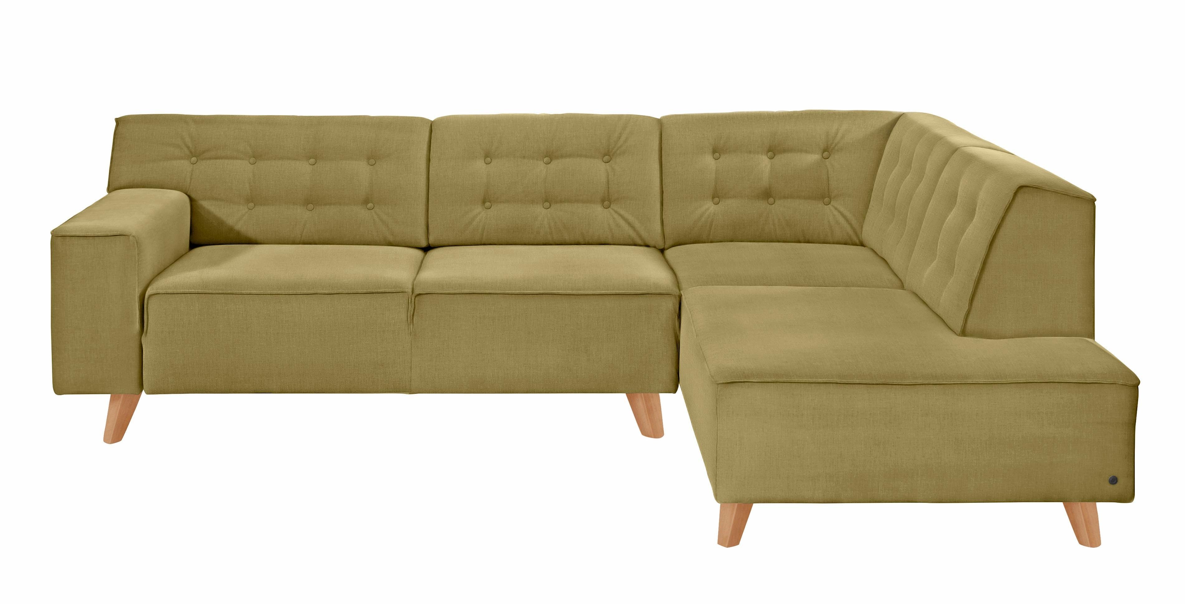 TOM TAILOR HOME Ecksofa NORDIC wahlweise CHIC, natur Füße mane, Buche mit mit Sitzvorzug