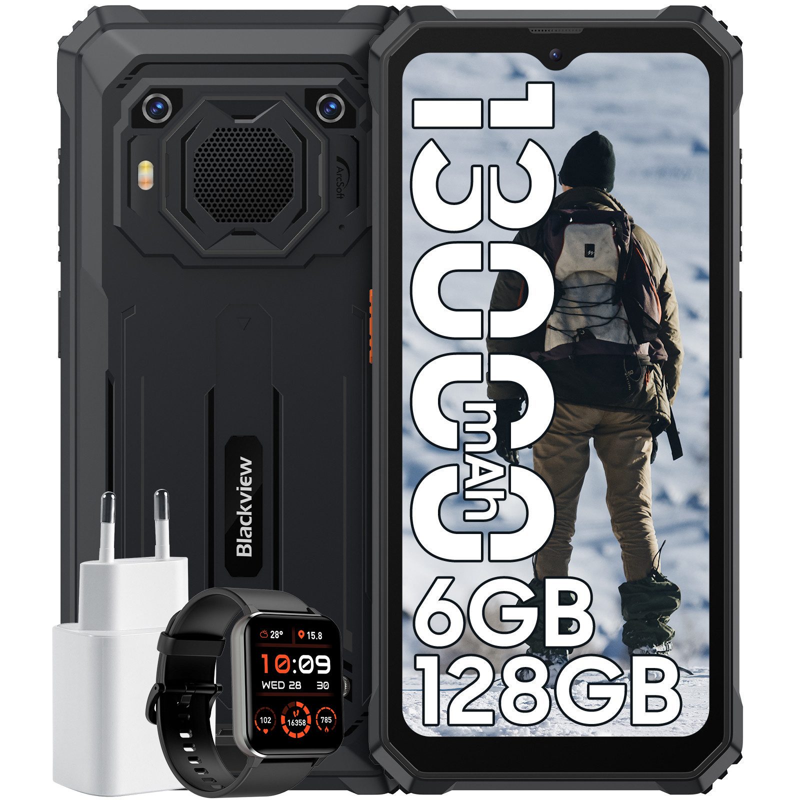 BV6200Pro(6+128) AI Ohne Vertrag incl. R50 Smartphone
