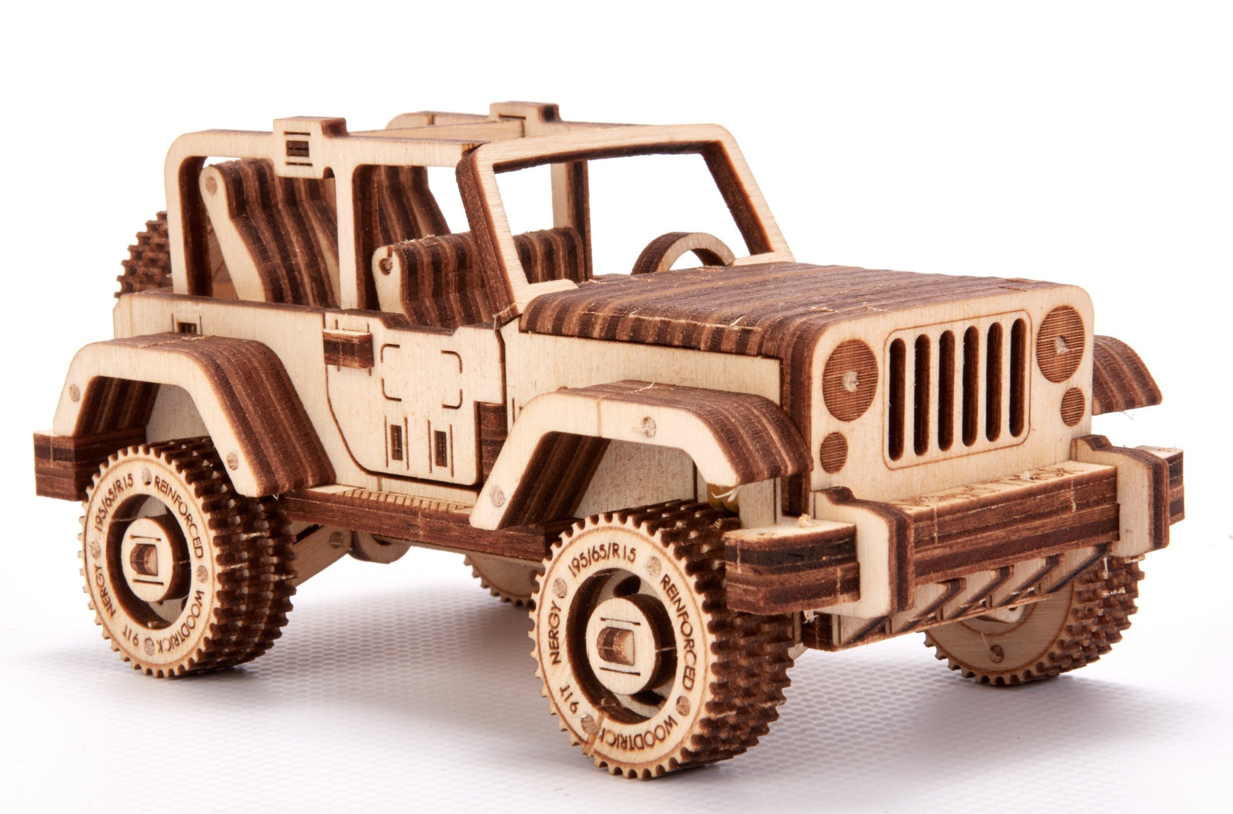 Selva Technik 3D-Puzzle WOOD TRICK Auto-Set, 338 Bauteile, Puzzleteile