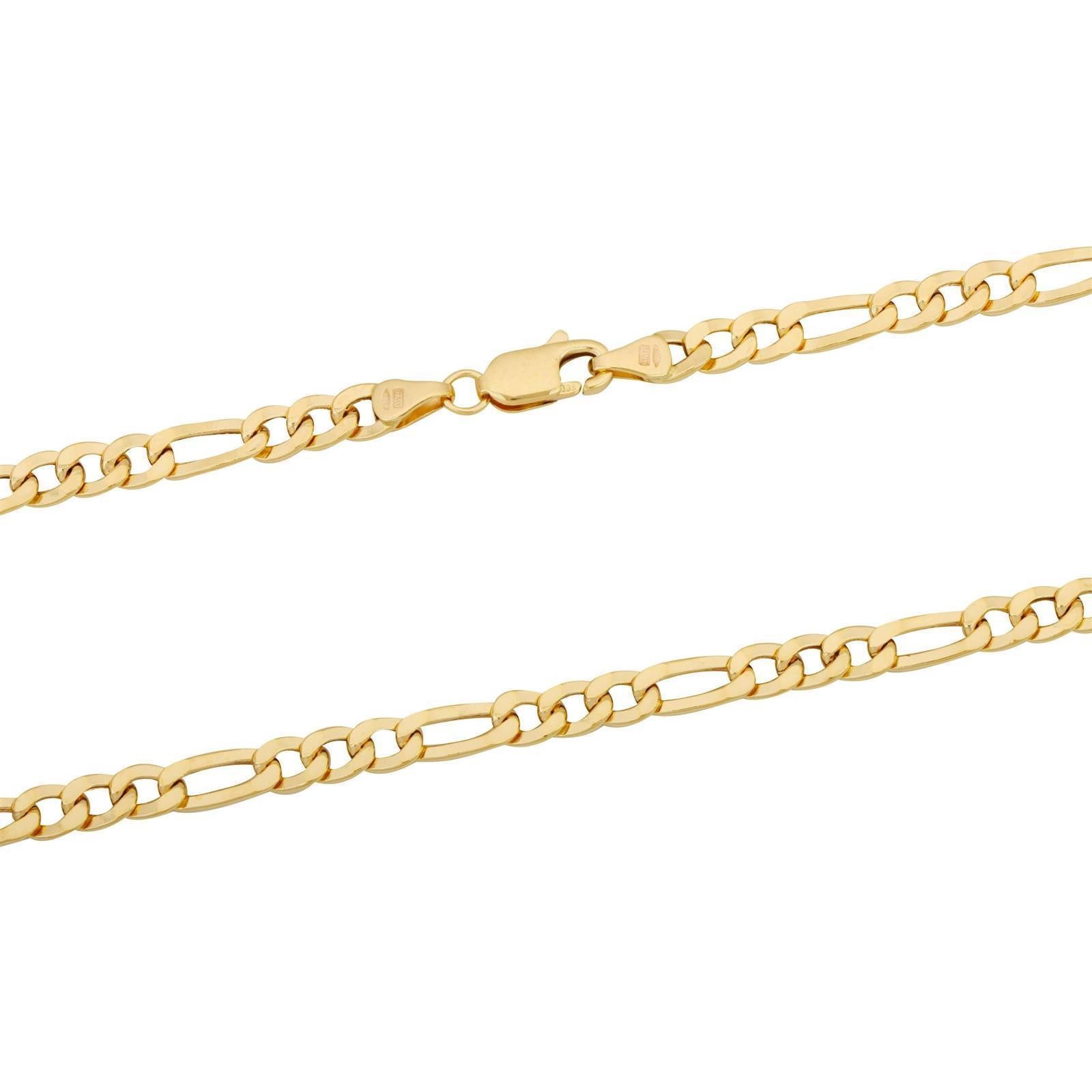 Tony Fein Goldkette Figarokette 4mm 585er günstig online kaufen