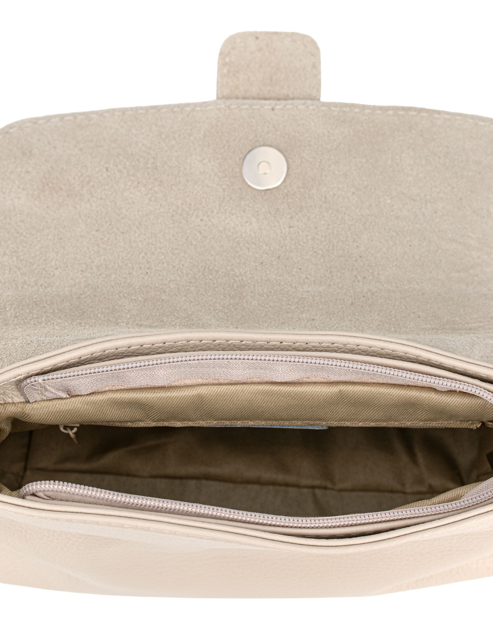 Caspar Clutch elegante Damen Leder Handtasche - Premium Line - Modell No.848, leicht, elegant & unempfindlich - 100% Echtleder - Handmade in Italy