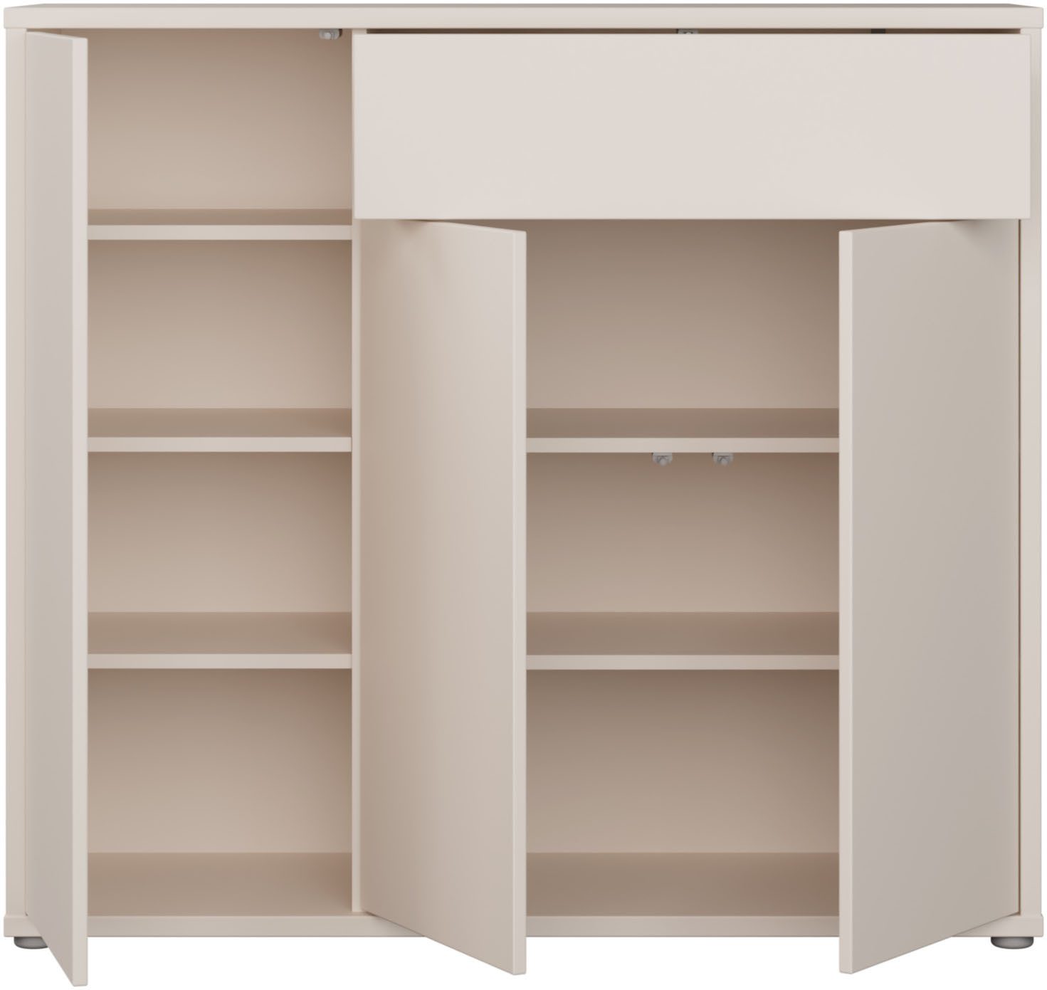 FORTE Schuhschrank Alice Springs B/H/T 109,2/99,1/34,9 cm Push to open, 20 Paar Schuhe – Bild 4 von 5