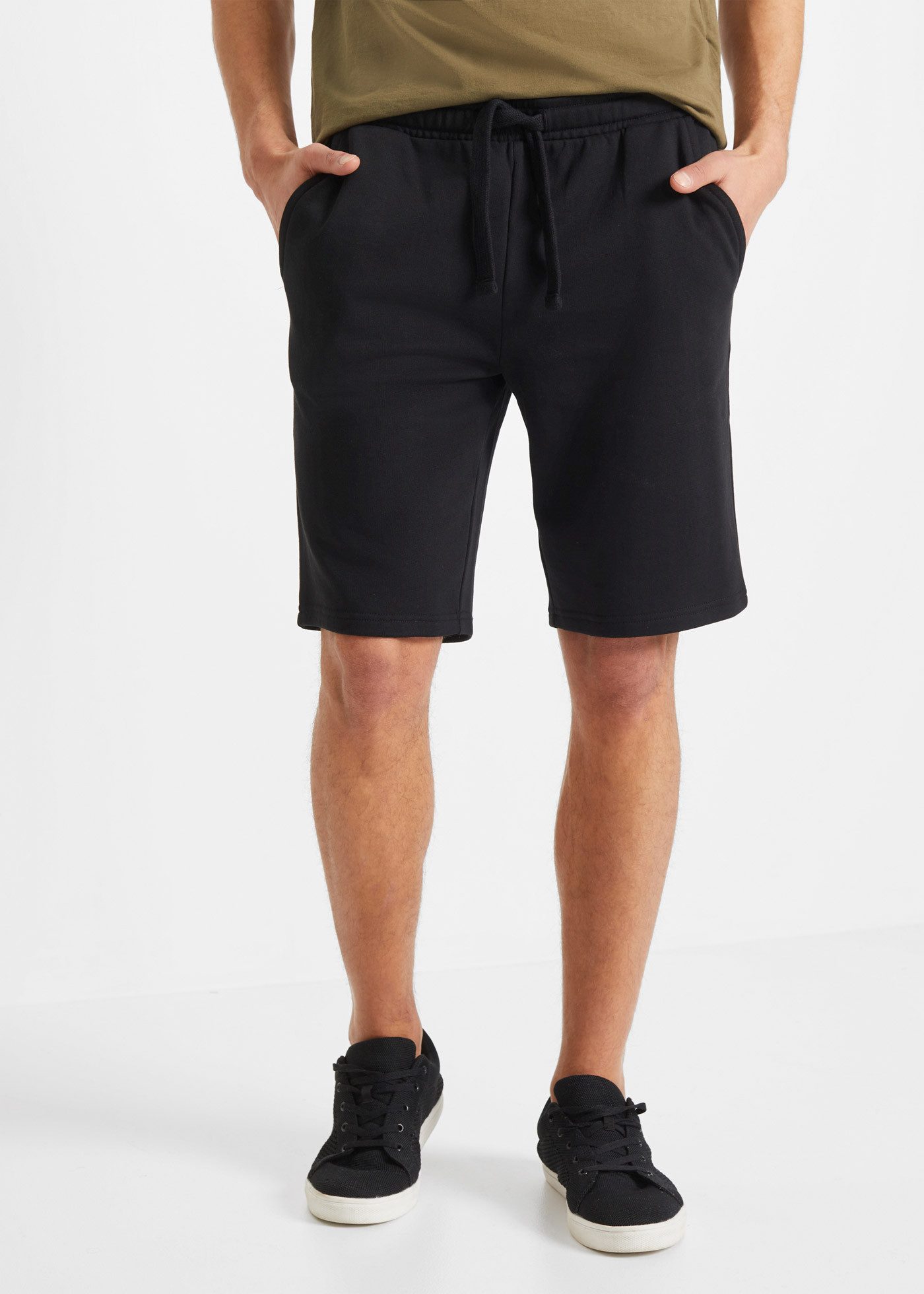 bonprix Sweatbermudas (1-tlg) elastischer Bund und seitlichen Einstecktasch günstig online kaufen