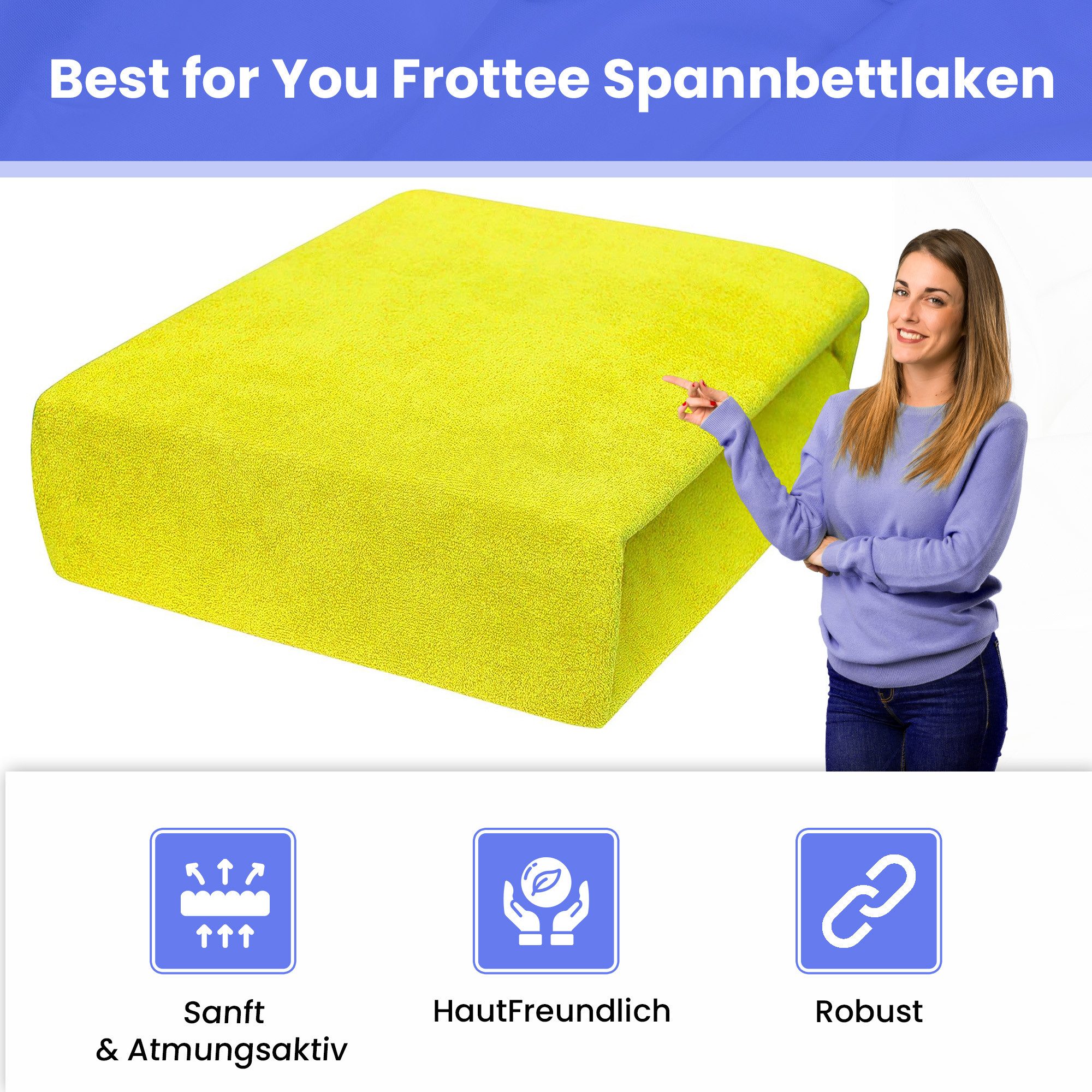 Best for You Spannbettlaken Frotte 60x120 günstig online kaufen