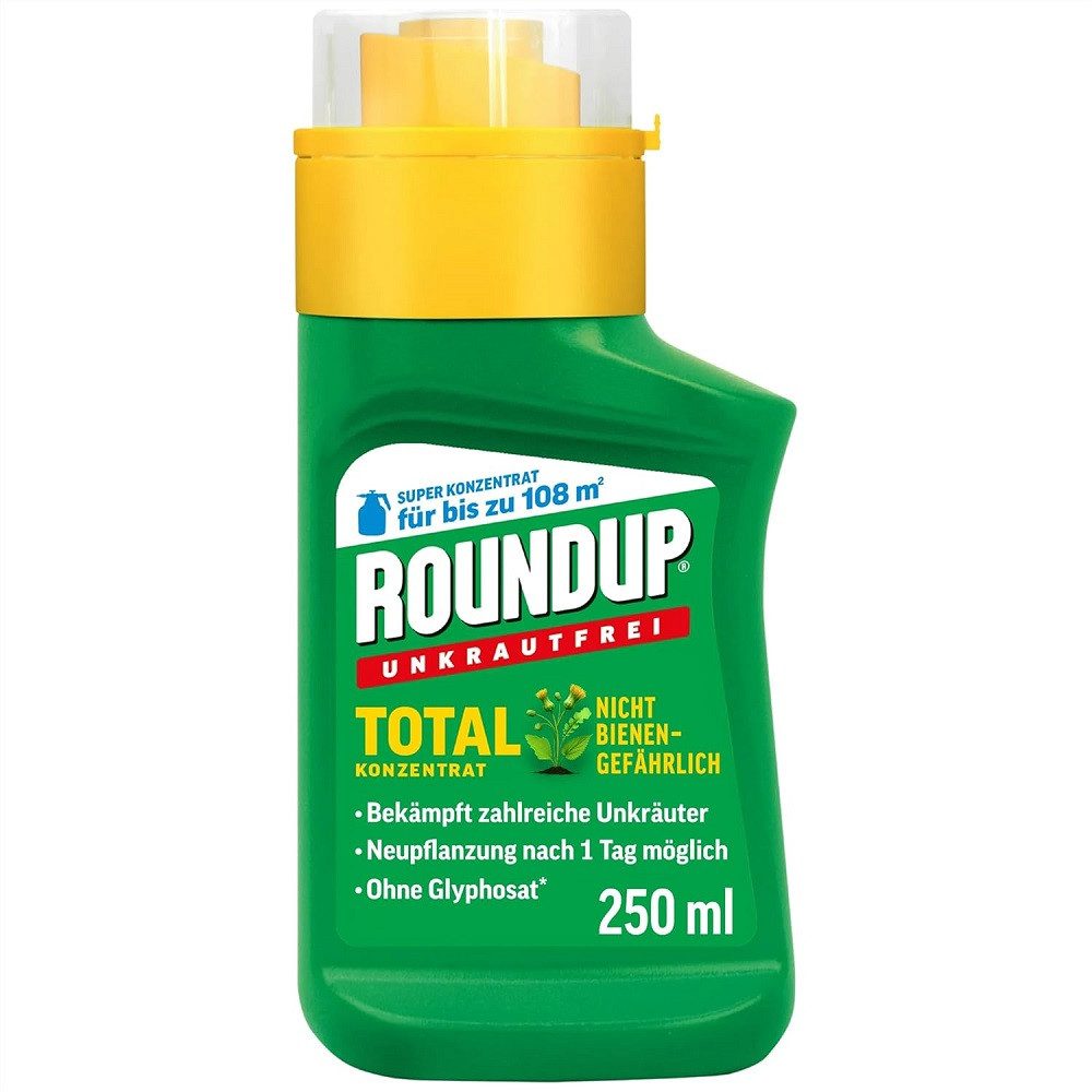 ROUNDUP Unkrautbekämpfungsmittel Roundup Unkrautfrei TOTAL Konzentrat 250 ml