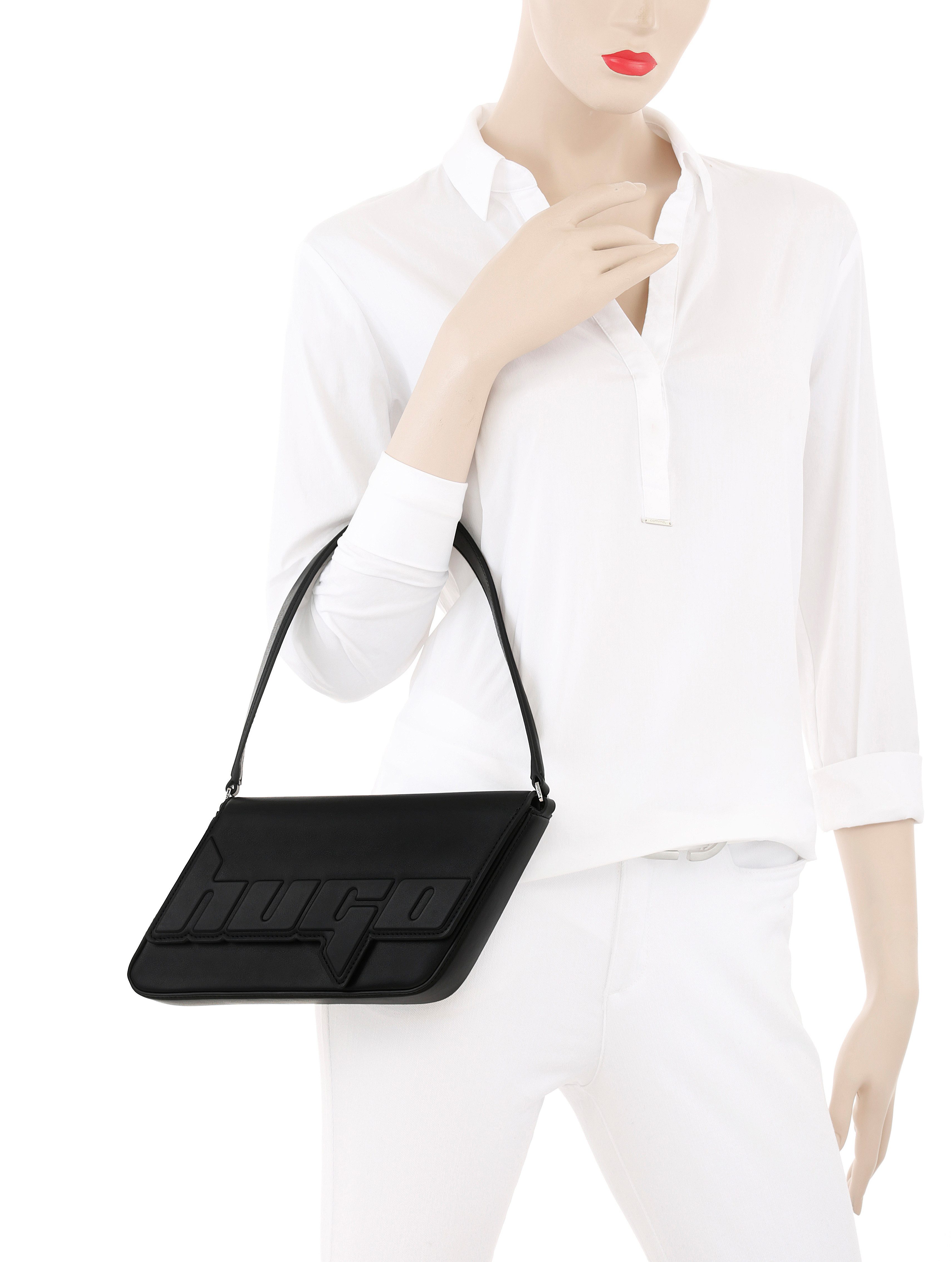 HUGO Schultertasche Ulani, Damen Henkeltasche, Umhängetasche mit Überschlag