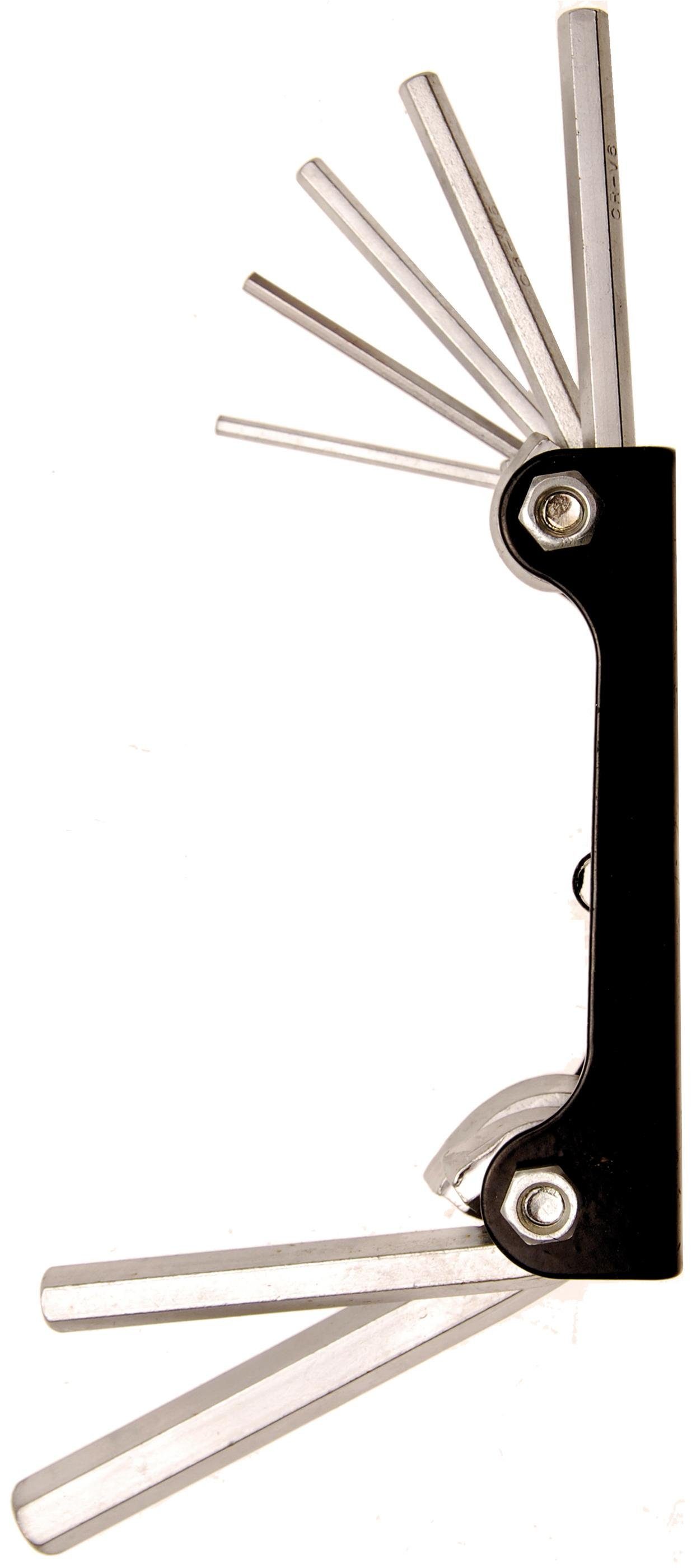 BGS technic Bit-Schraubendreher Winkelschlüssel-Satz, Innensechskant 2,5 - 10 mm, 7-tlg.