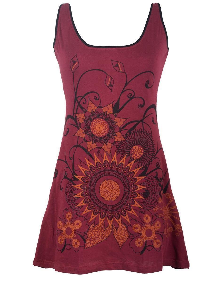 Vishes Sommerkleid Ärmelloses Blumenkleid mit weitem günstig online kaufen