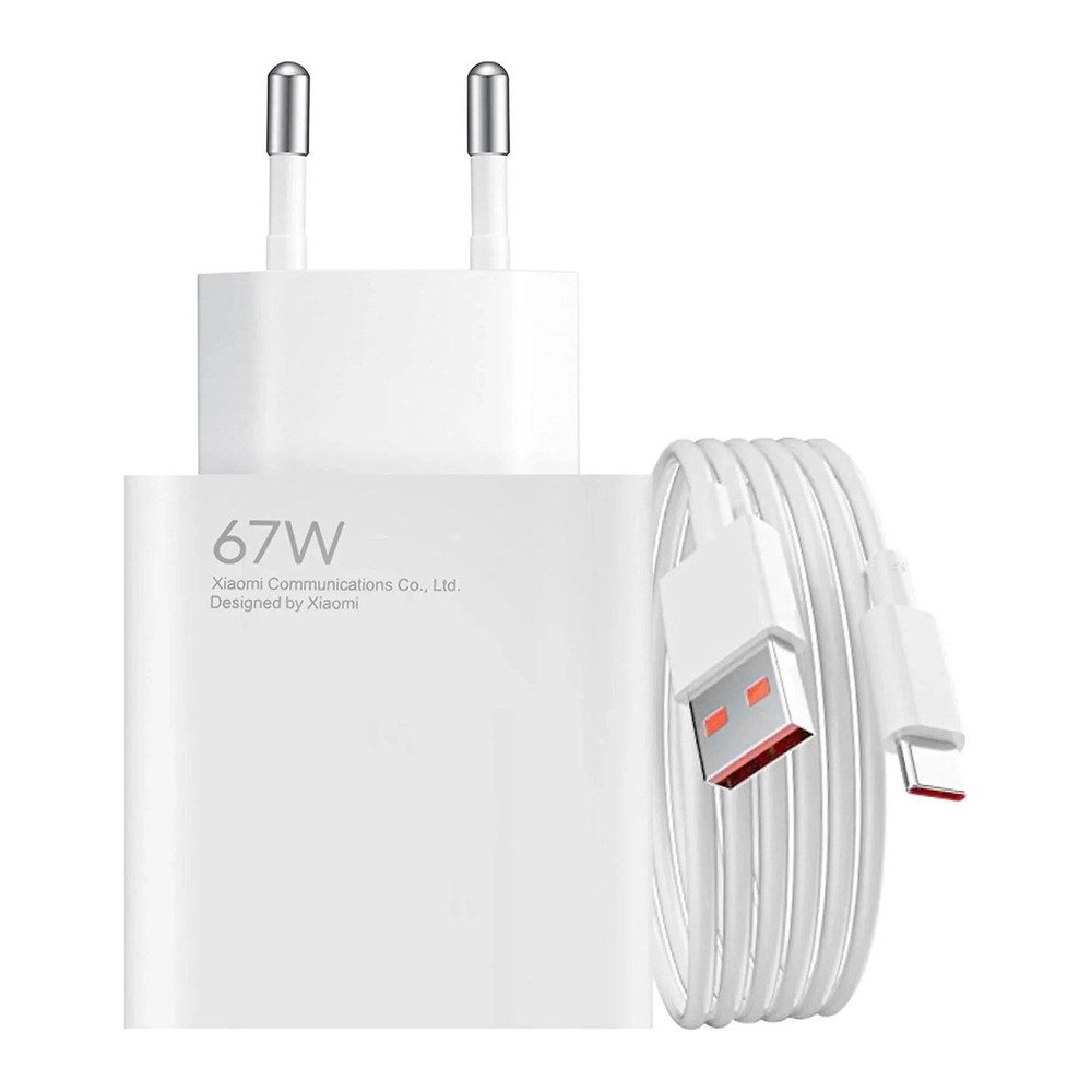 Xiaomi Xiaomi BHR9465EU 67W HyperCharge USB-A Ladegerät Weiß Smartphone-Ladegerät
